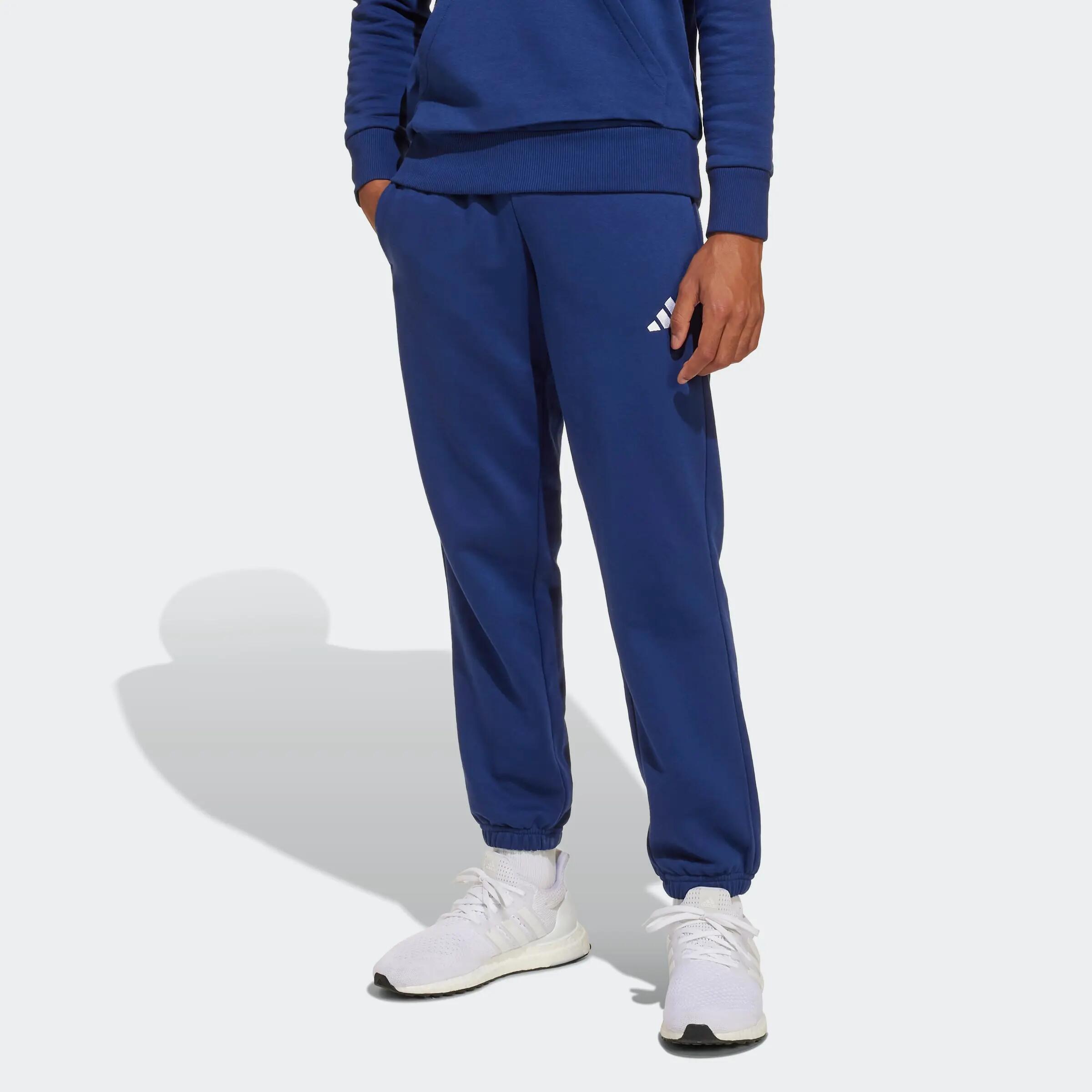 Pantalon de survêtement Adidas Essentials bleu Marine Enfant 2/8