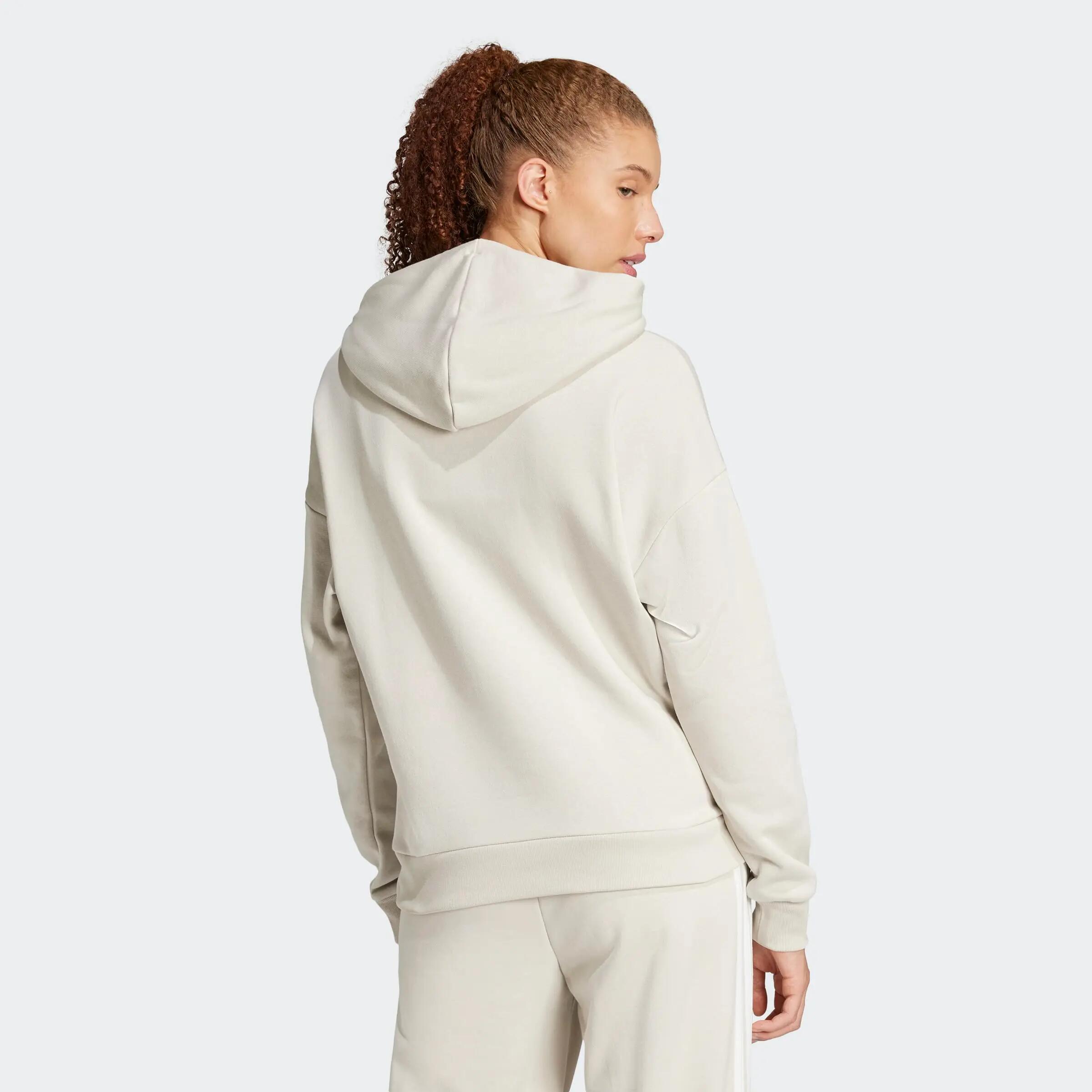 Sweat à capuche adidas Essentials Feel Cozy Femme beige 5/5