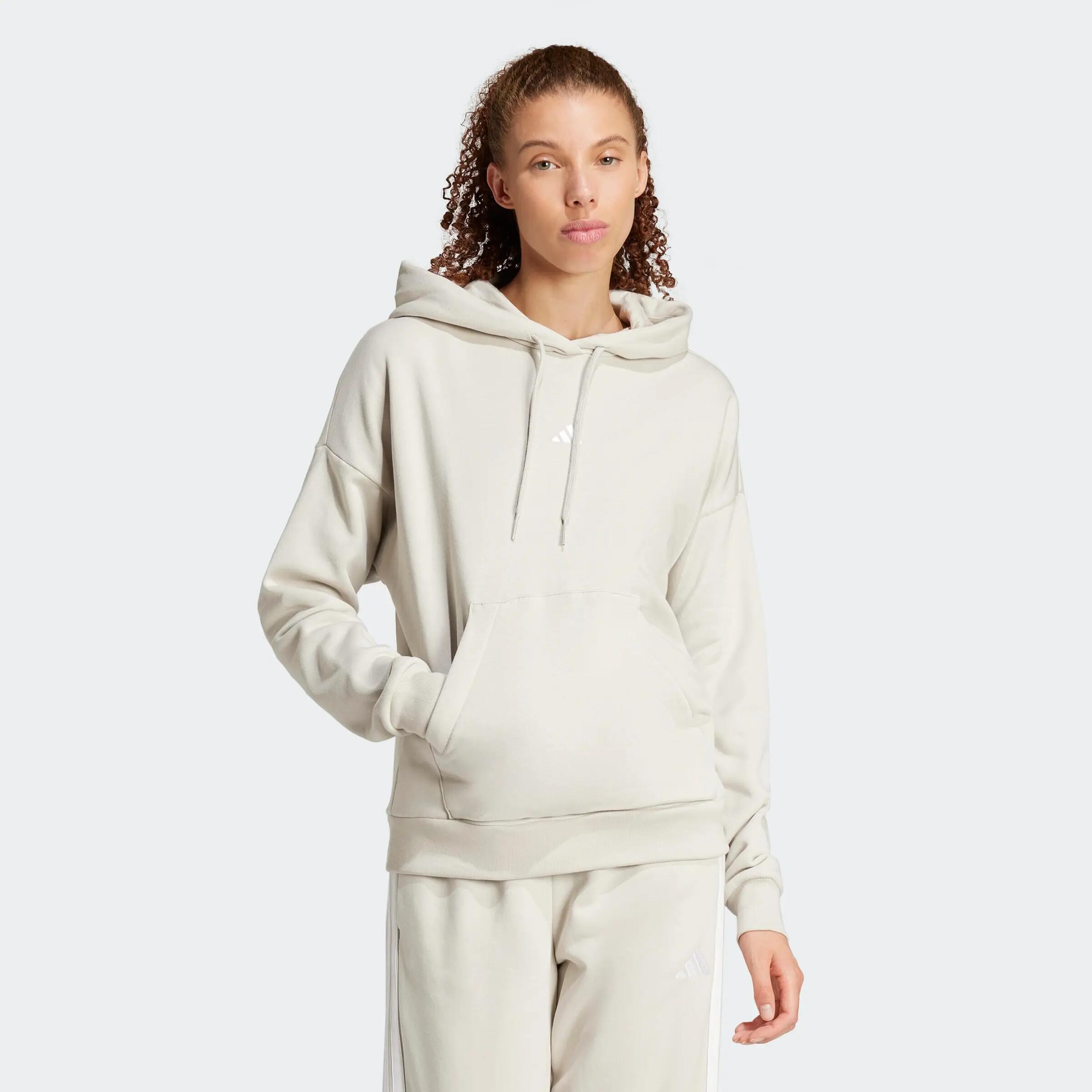 Sweat à capuche adidas Essentials Feel Cozy Femme beige 2/5
