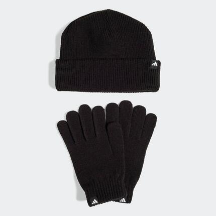 Pack Bonnet et gants Adidas Glove Noir unisexe