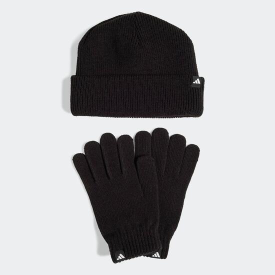 Pack Bonnet et gants Adidas Glove Noir unisexe
