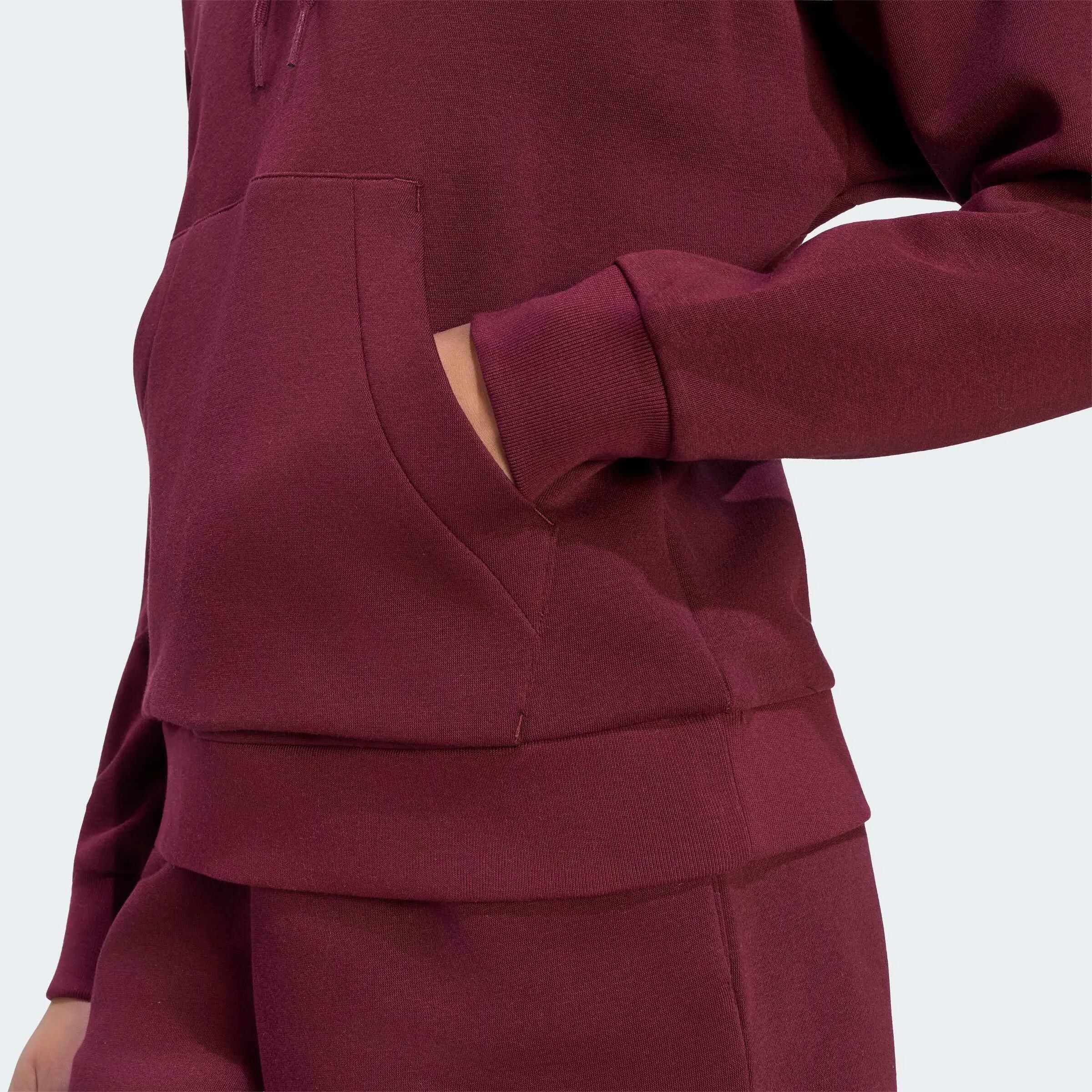 Sweat à capuche Adidas Essentials Feel Cozy Femme Bordeaux 3/6