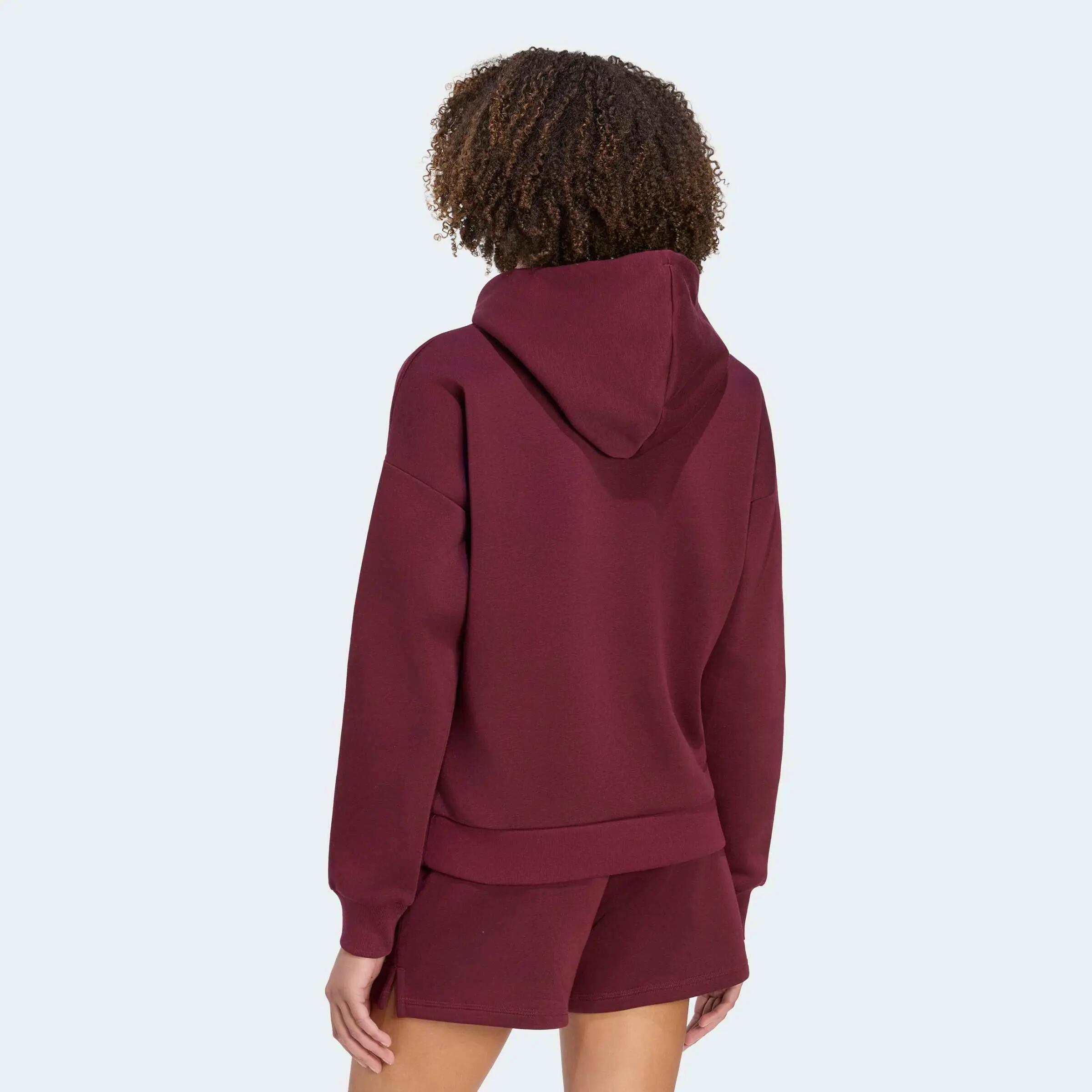 Sweat à capuche Adidas Essentials Feel Cozy Femme Bordeaux 5/6