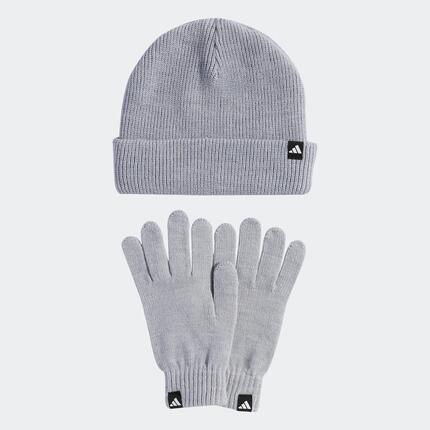 Pack Bonnet et gants Adidas Glove Gris Unisexe