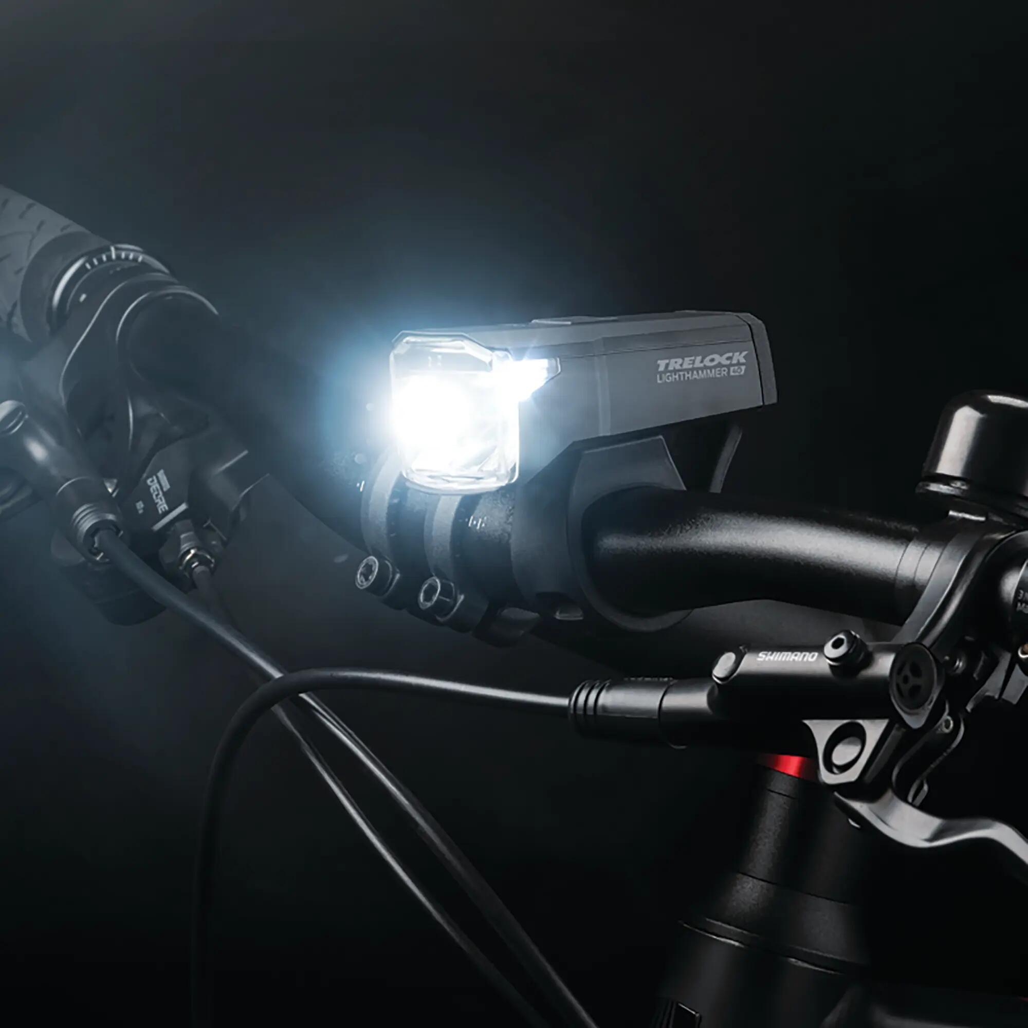 Fahrradbeleuchtung Set Trelock LS440 Lighthammer 40 Lux USB + LS740 Vector USB 2/4