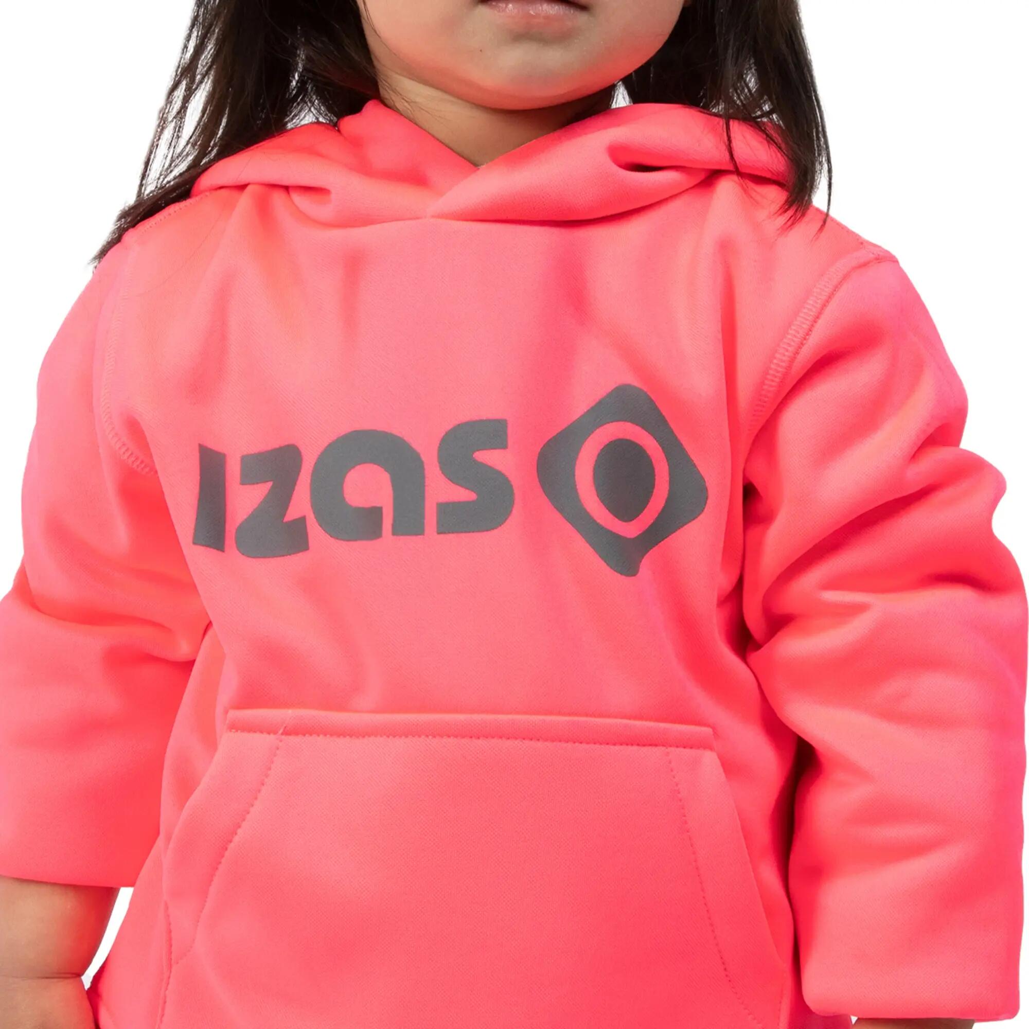 Sudadera de montaña y trekking con Capucha Niños Izas Bronson Coral 3/3