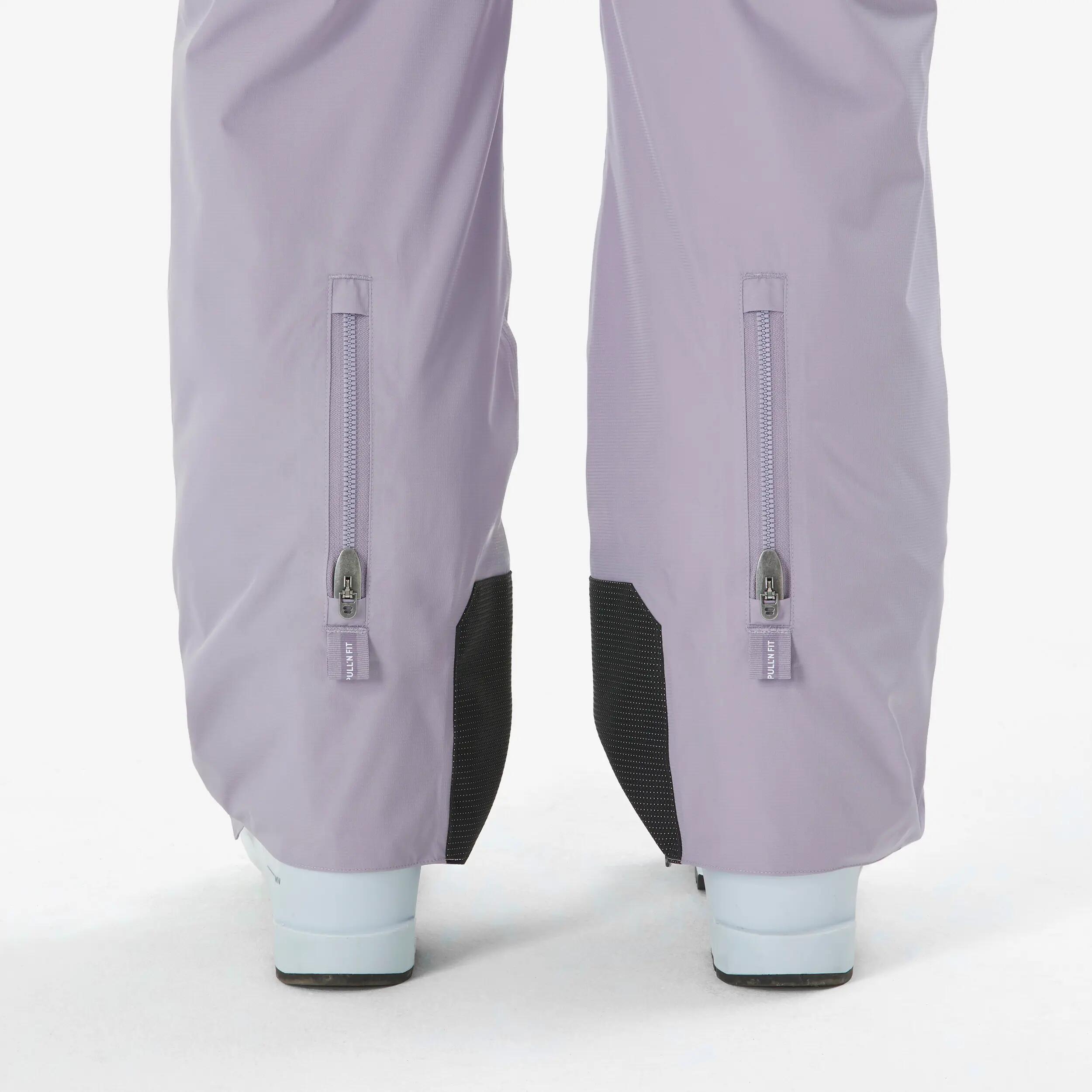 Skihose Latzhose Kinder 7–15 Jahre - Bib 900 violett 10/21