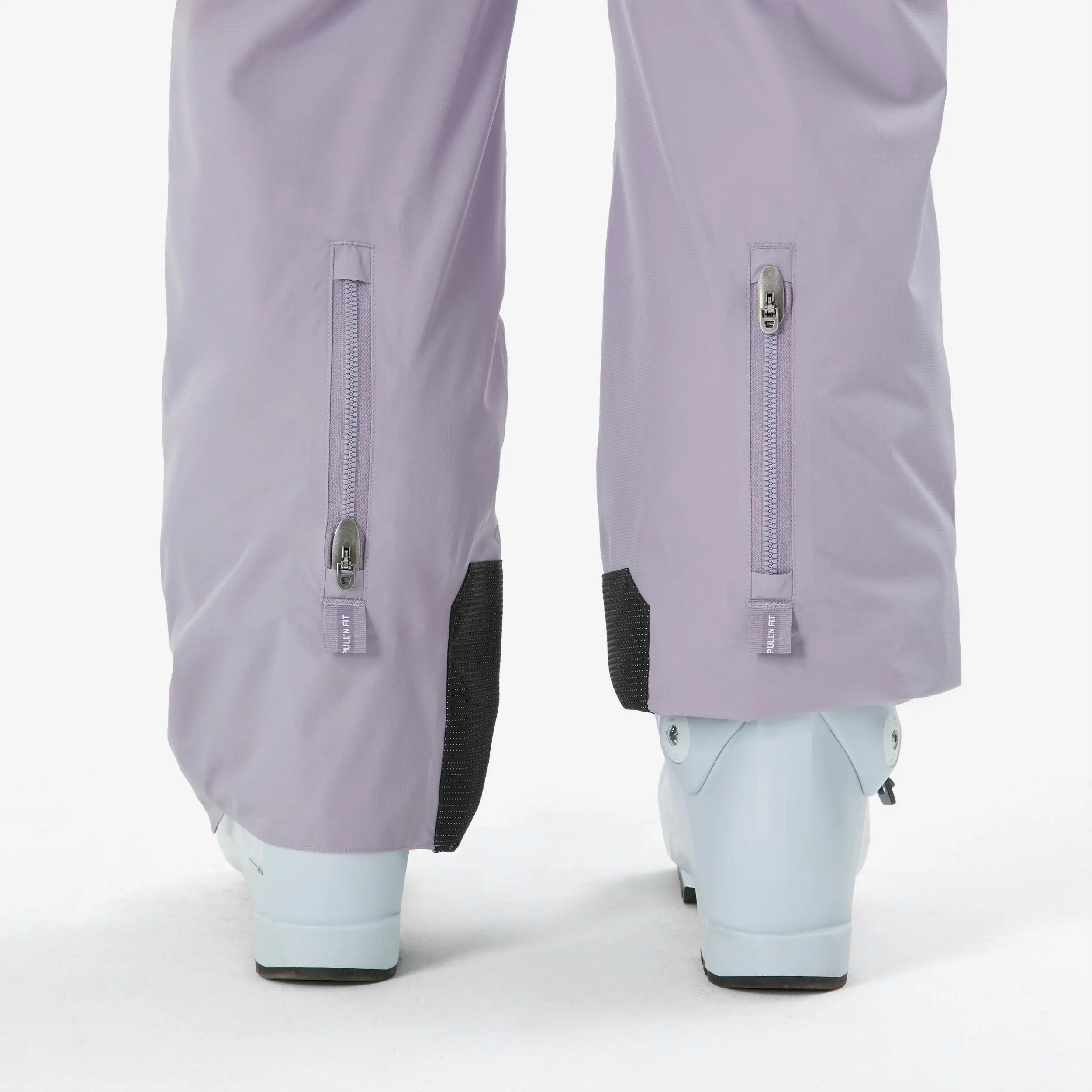 Skihose Latzhose Kinder 7–15 Jahre - Bib 900 violett 11/21