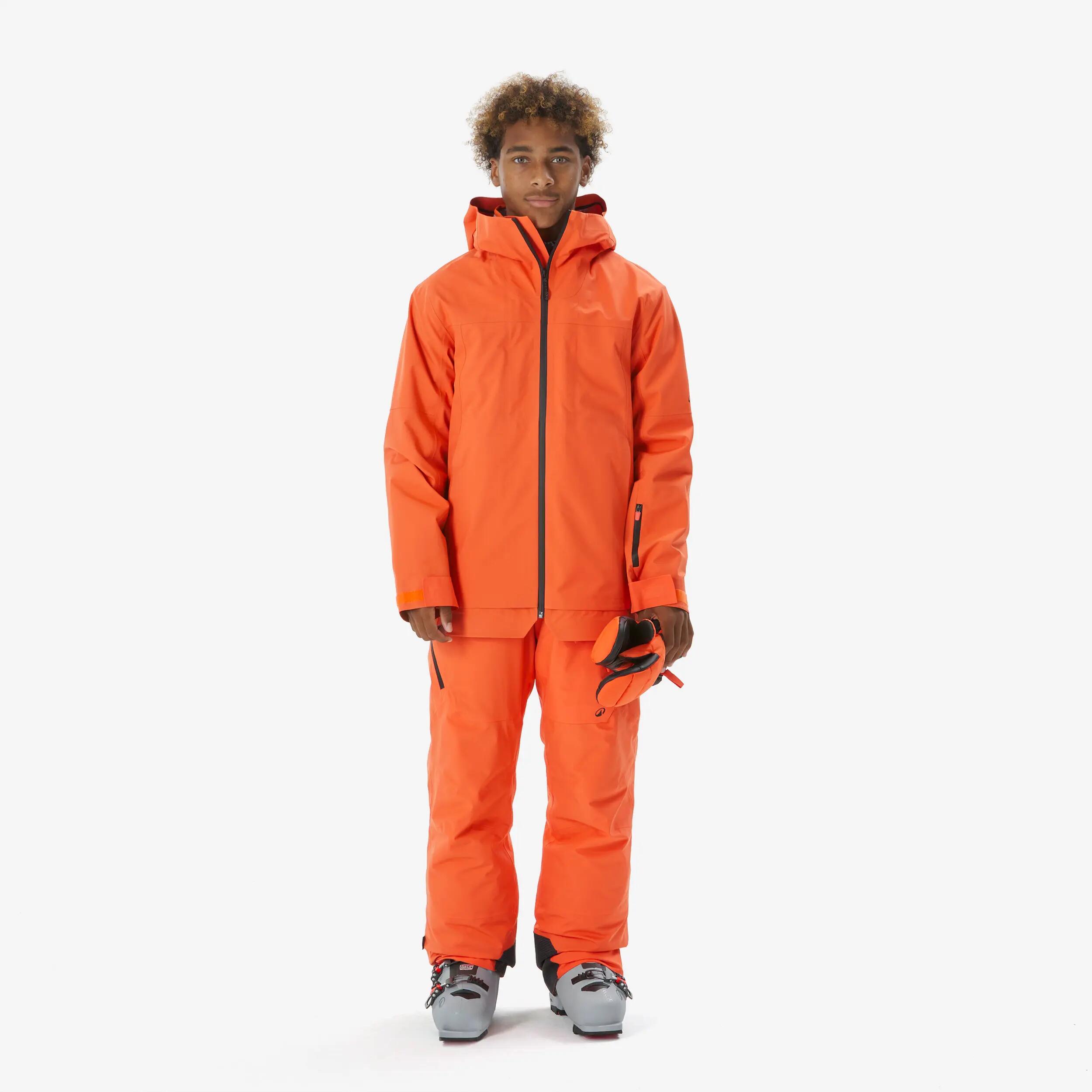 Dětské nepromokavé lyžařské kalhoty se šlemi Bib 900 7–15 let 3/20