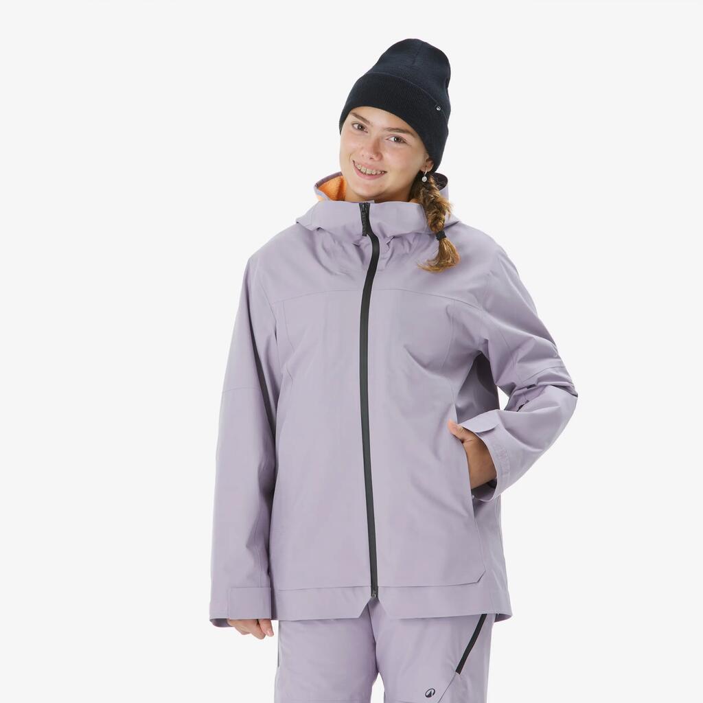 Kids’ 3-in-1 ski jacket with removable fleece lining, 7-15 years, 900 Purple
