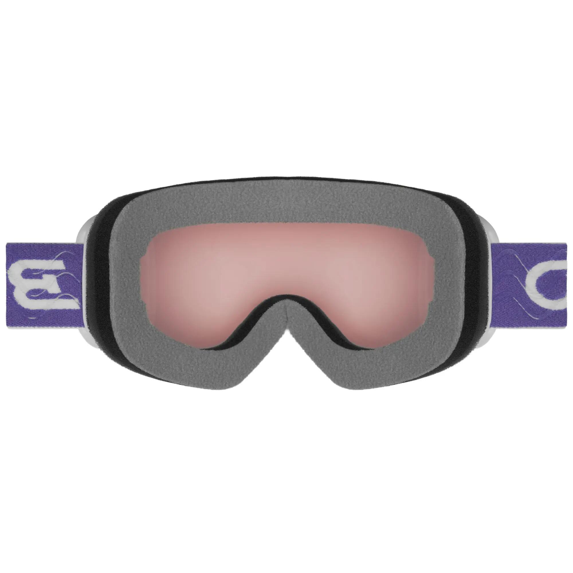 Maschera sci Adulto Briko Simple viola 3/4