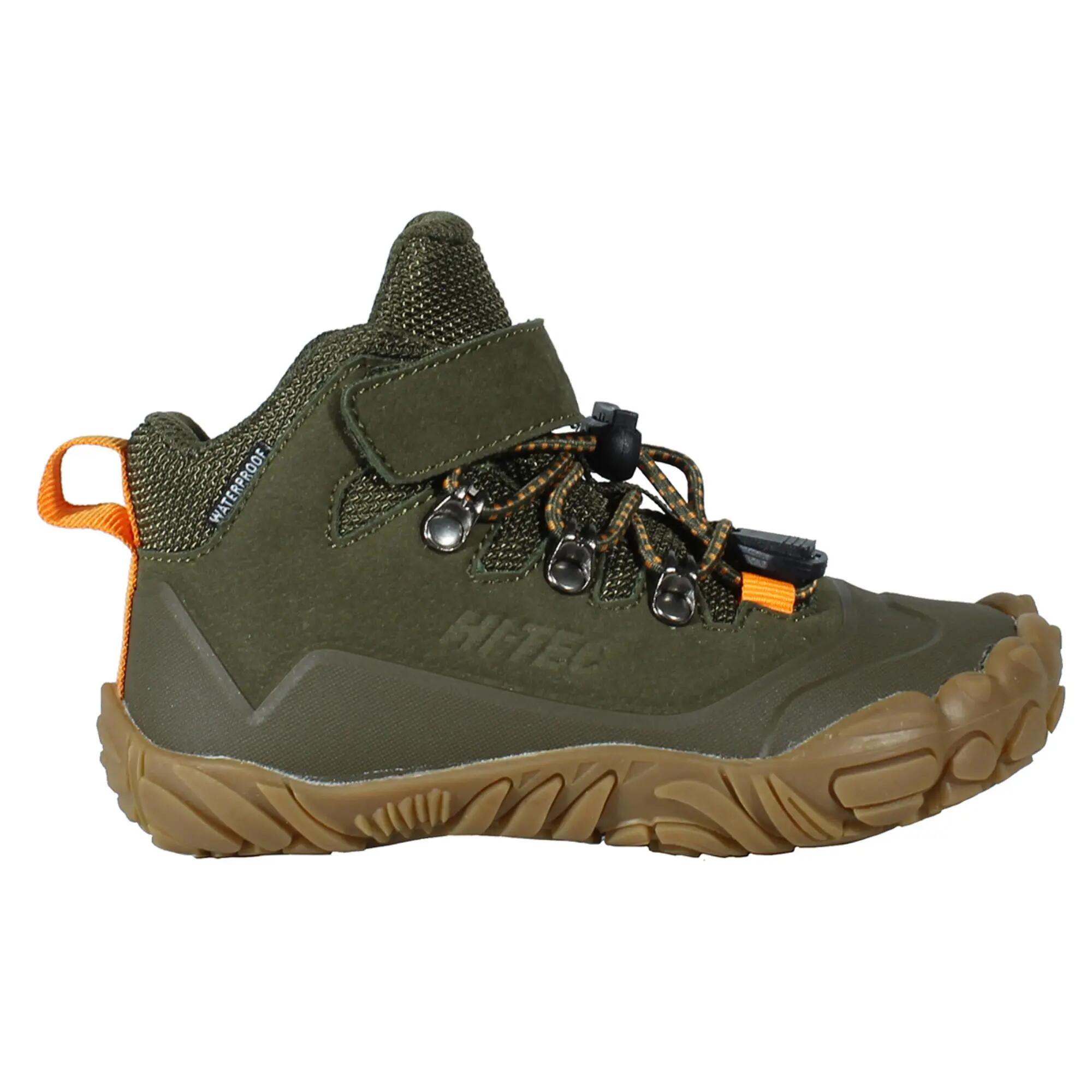 Botas Senderismo Barefoot Junior Figaro Lux Mid WP Khaki 4/9