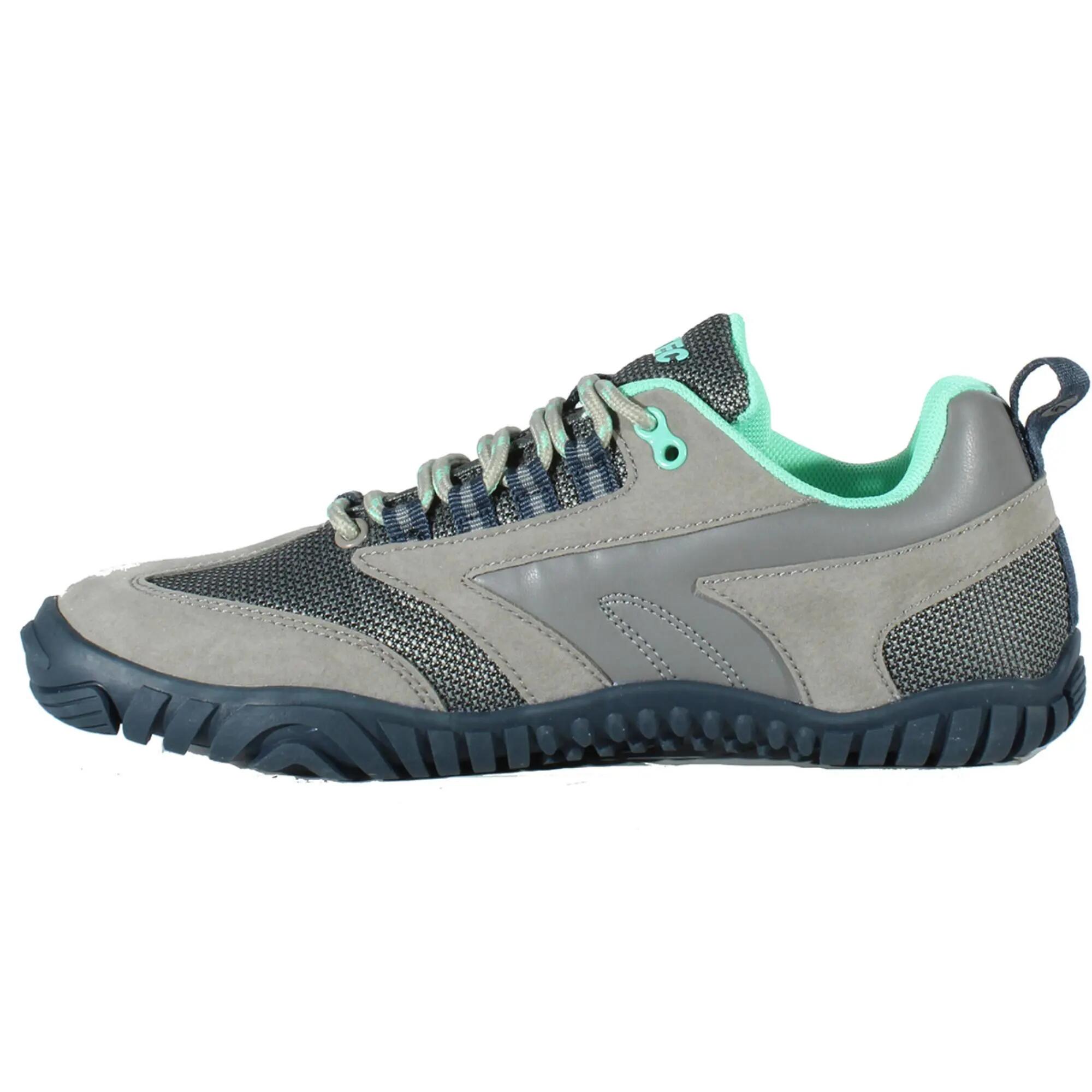 Zapatillas Trekking Barefoot Mujer Figaro Low WP Grey 7/9