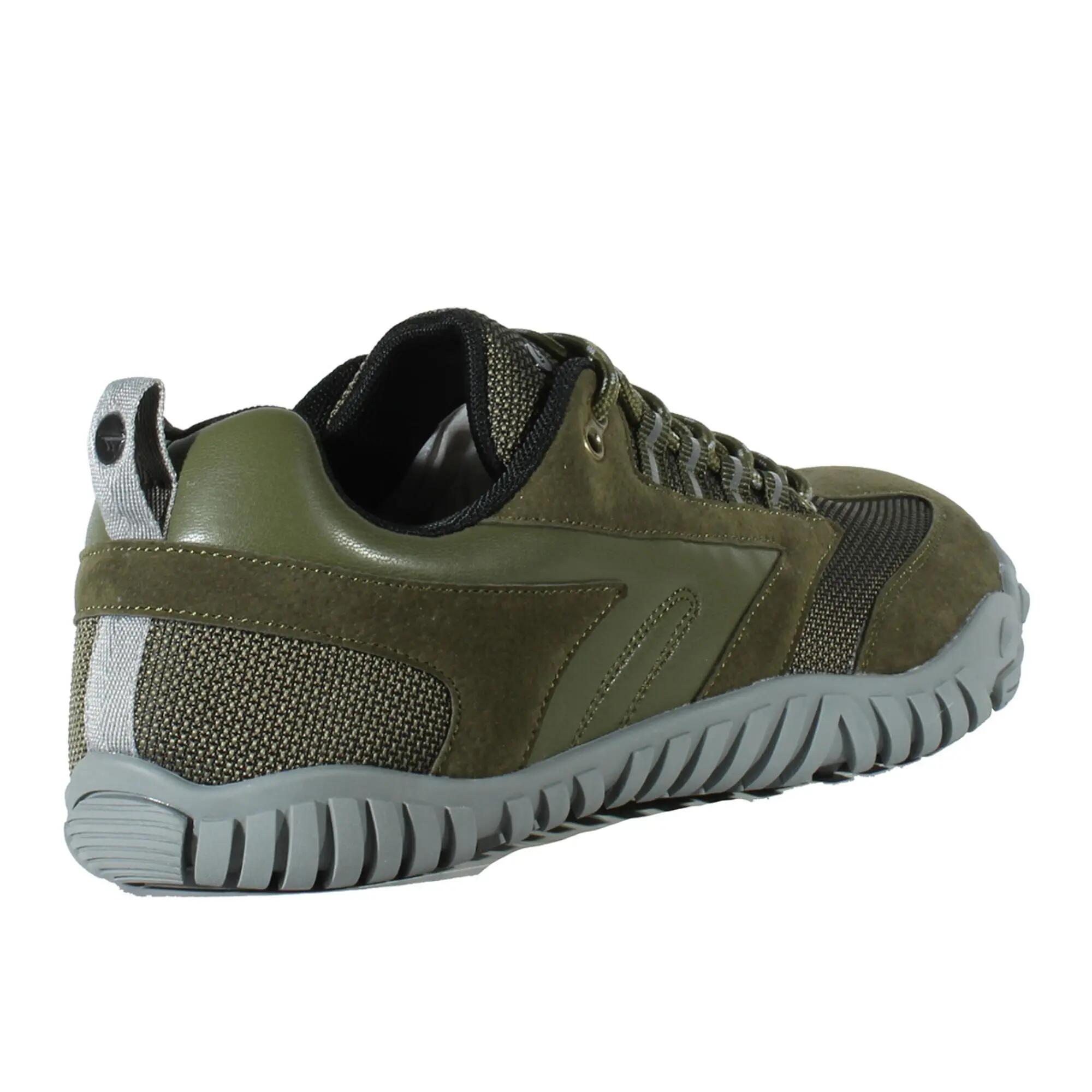 Zapatillas Trekking Barefoot Hombre Figaro Low WP Khaky 5/9