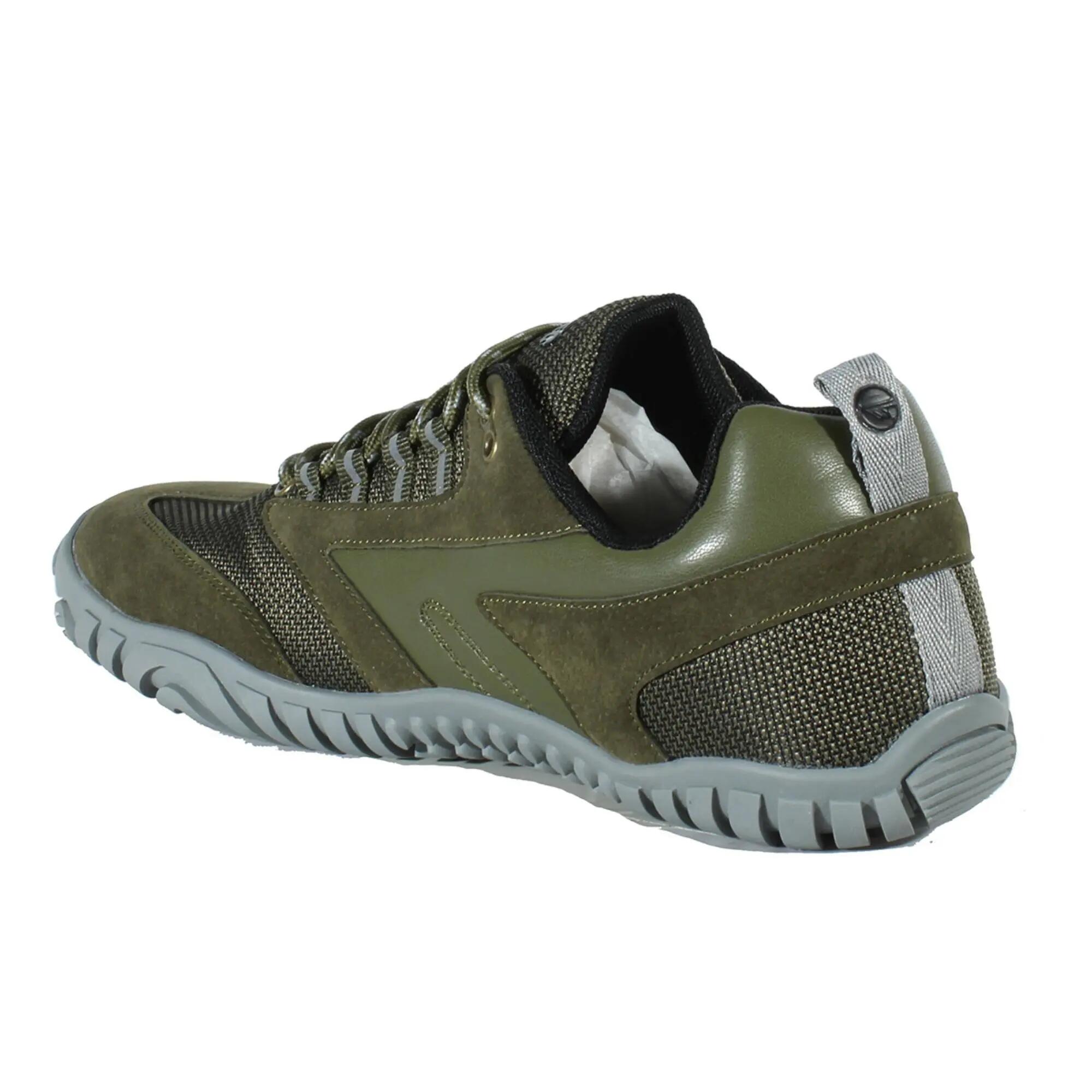 Zapatillas Trekking Barefoot Hombre Figaro Low WP Khaky 8/9