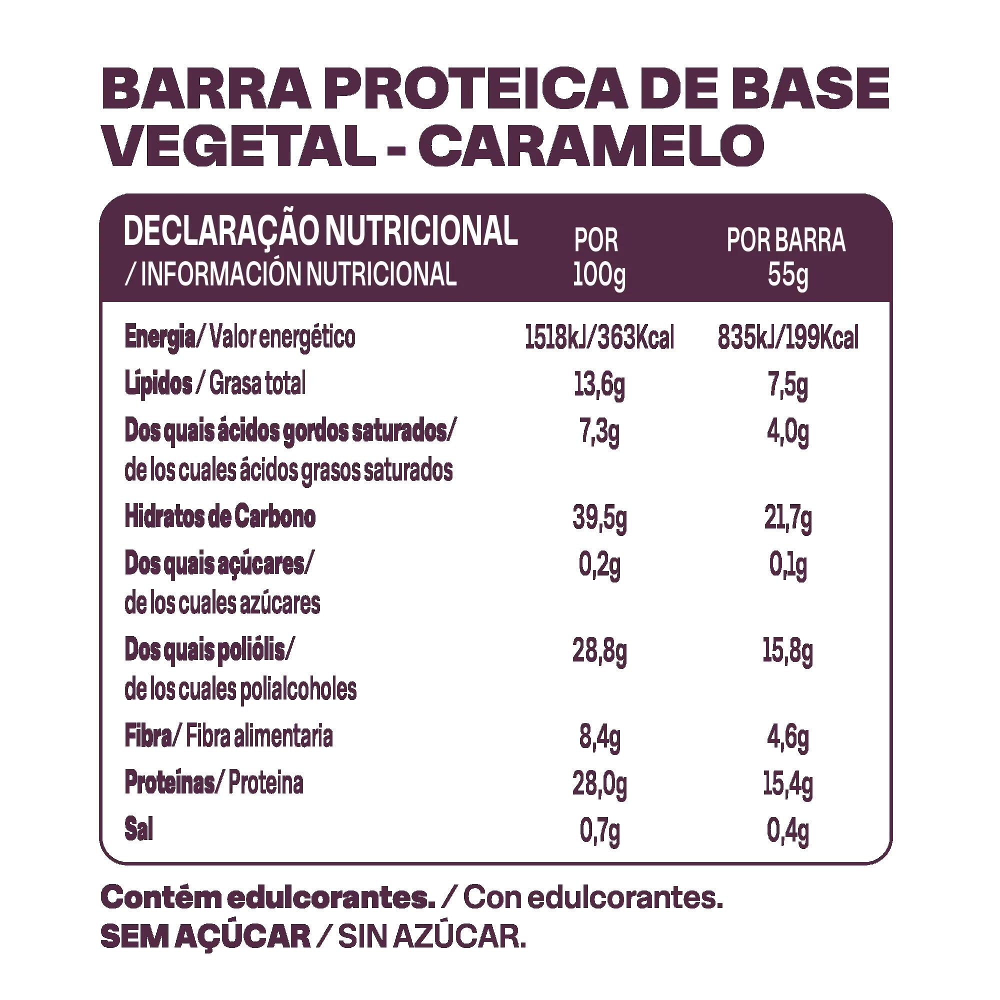 Barra proteína Zero Caramelo 2/2