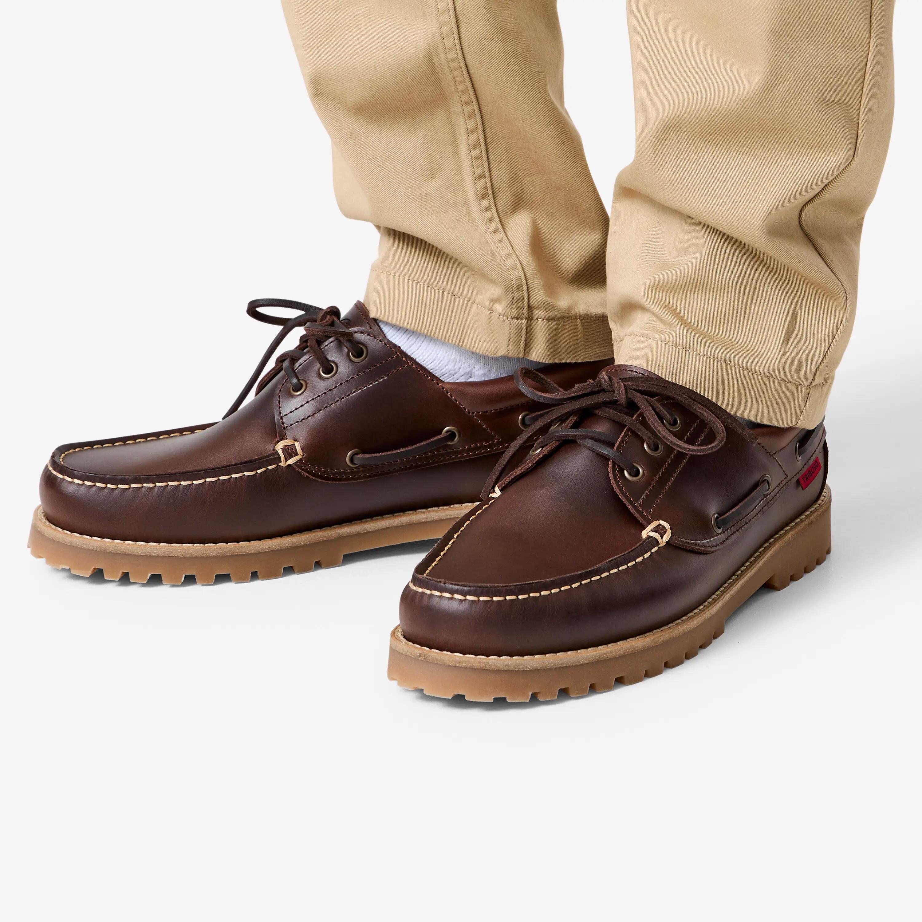 Chaussures bateau, Seafarer 500 marron 2/5