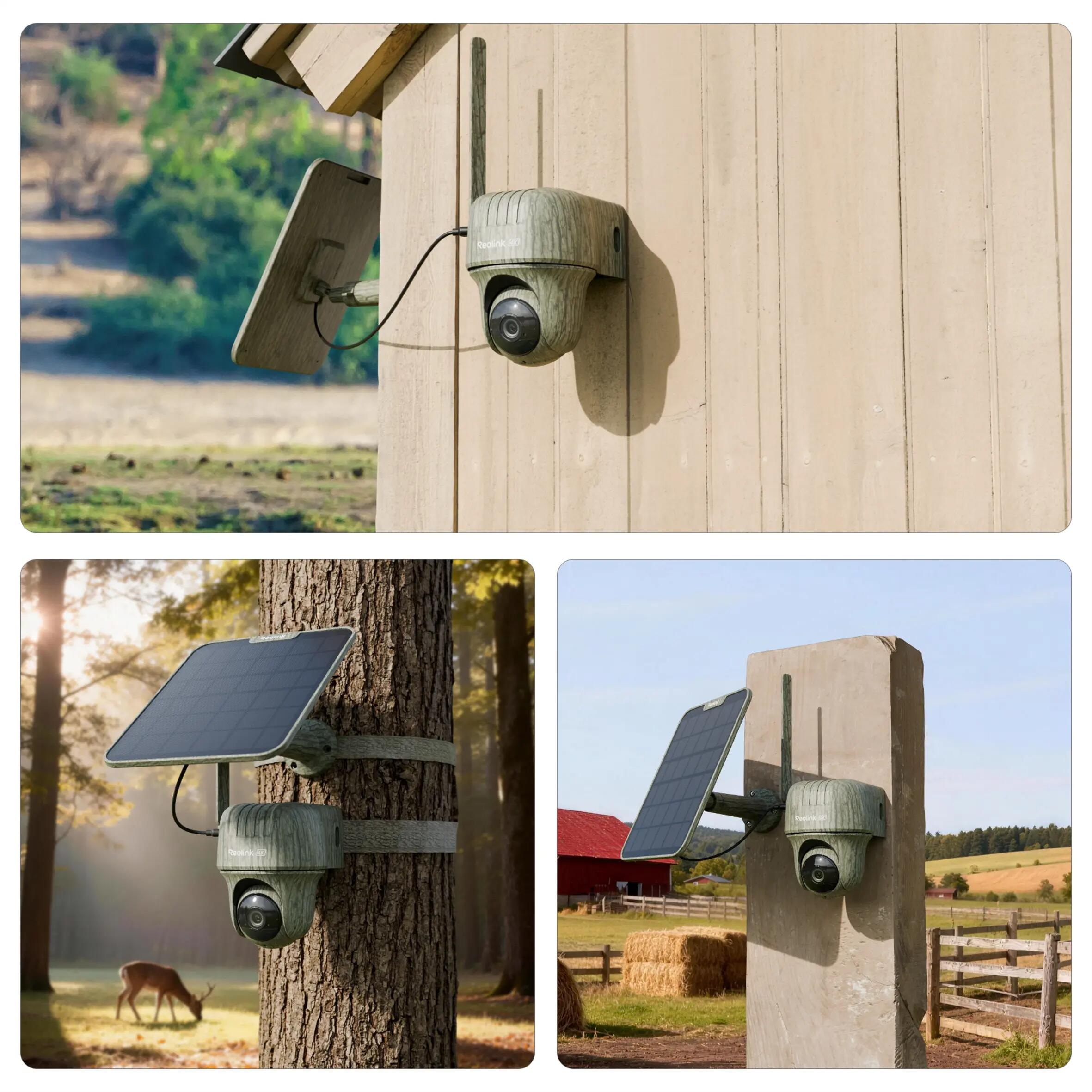 Wildkamera Reolink Go Series G450 V2 360 4K 8MP mit Solarpanel 7/9