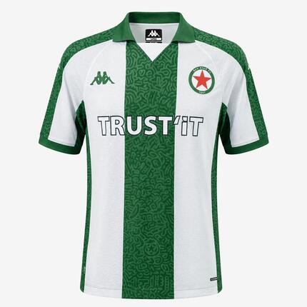 Maillot de Football Homme Red Star Domicile KOMBAT saison 26/27 Blanc et Vert