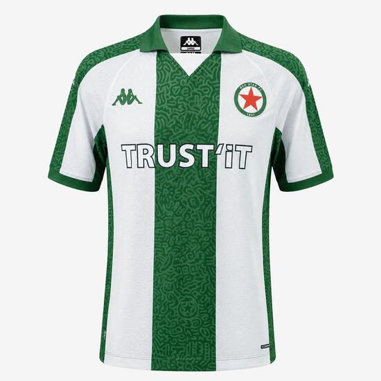 Maillot de Football Homme Red Star Domicile KOMBAT saison 26/27 Blanc et Vert