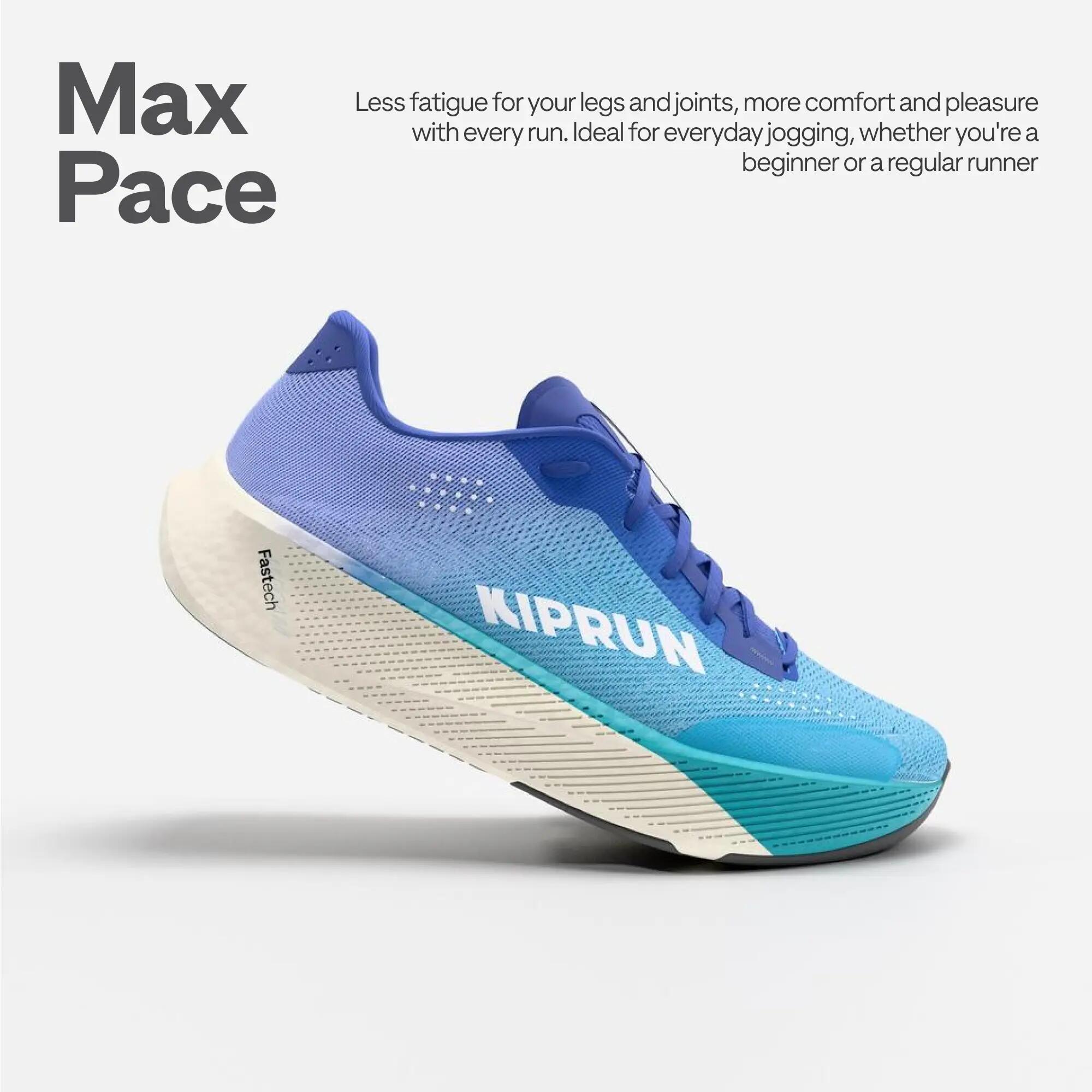 Men Road Running Soft Cushion Shoes, Kiprun Kipride - Blue -  2