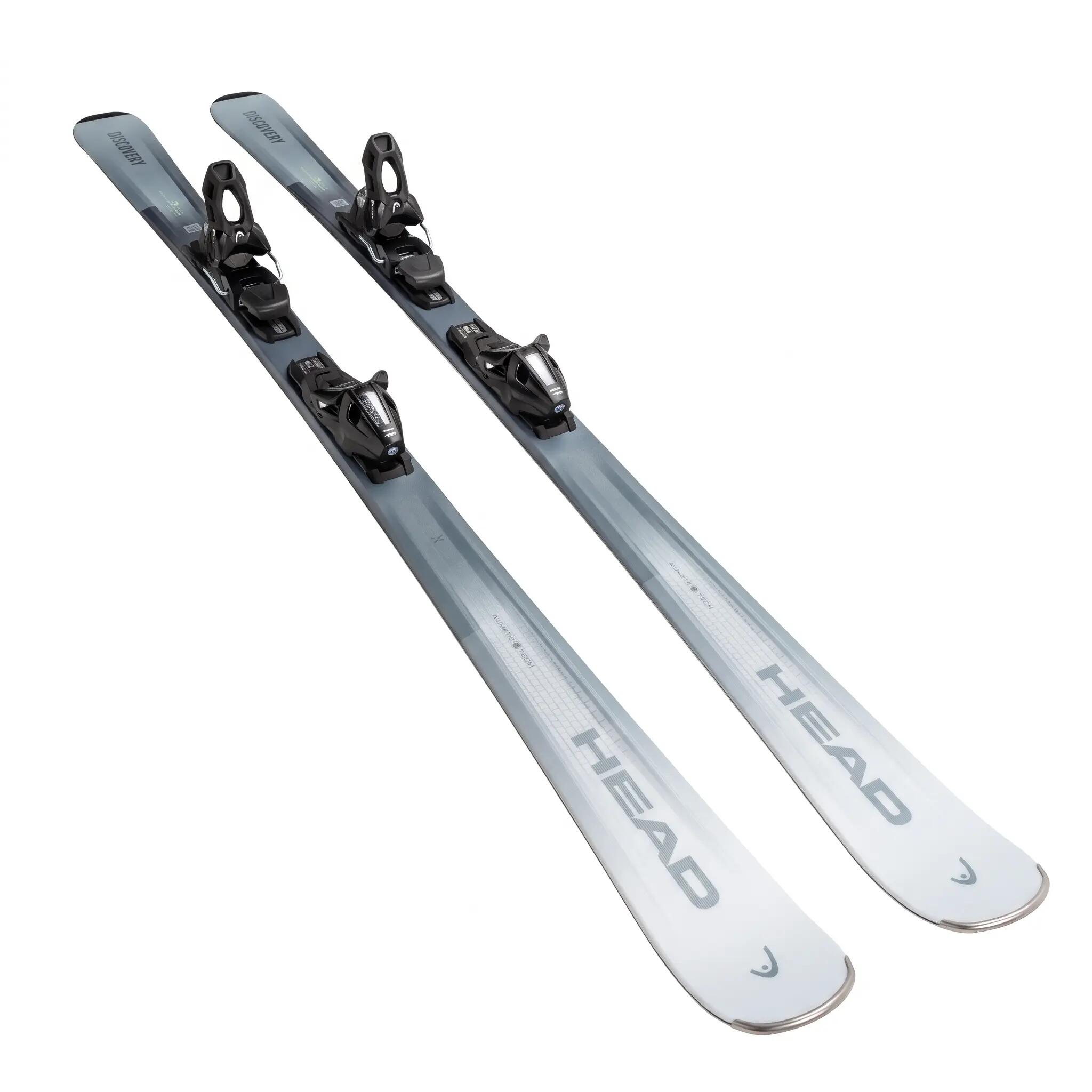 Skis alpins avec fixations homme, Discovery 74 2/3