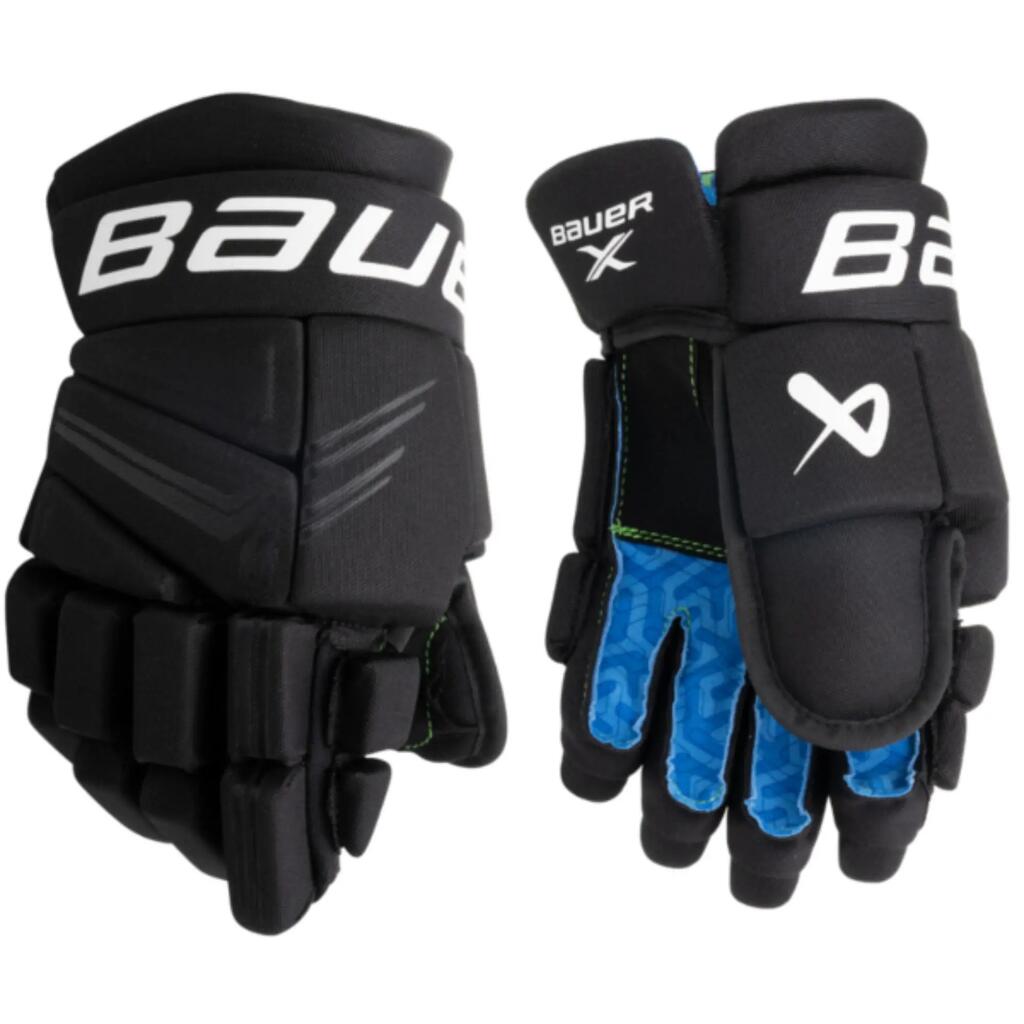 BAUER X24 Junior hokejové rukavice čierne