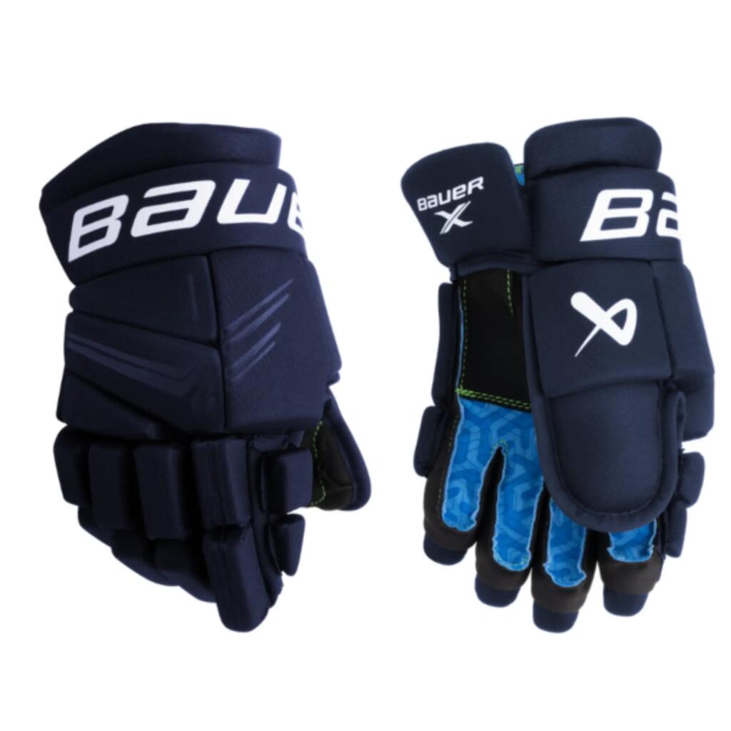 BAUER X24 Junior hokejové rukavice modré