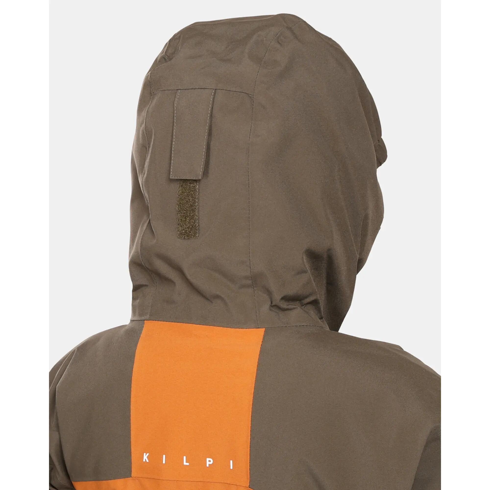 Veste de ski garçon Kilpi Denver-JB kaki imperméable 3/8