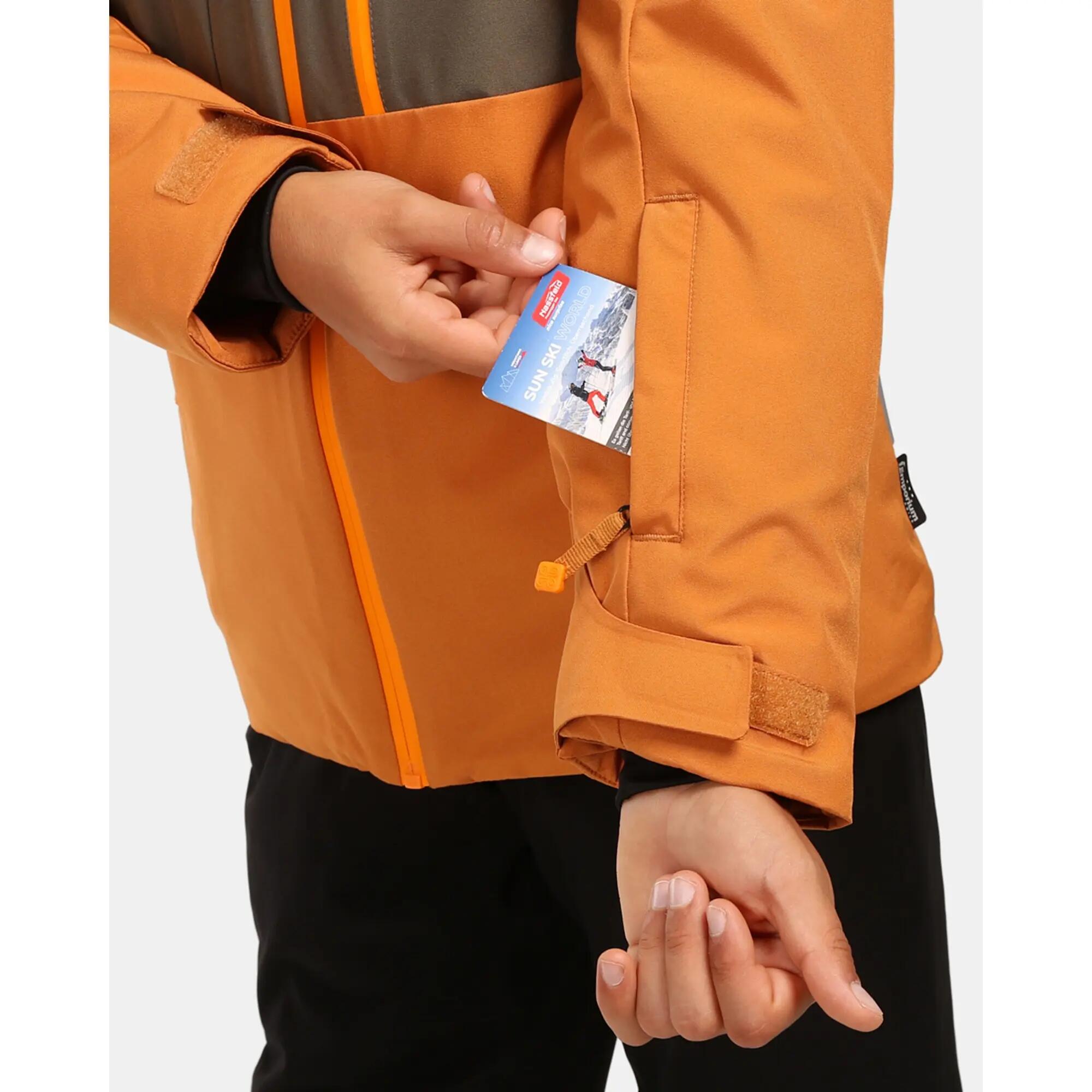 Veste de ski garçon Kilpi Denver-JB kaki imperméable 5/8