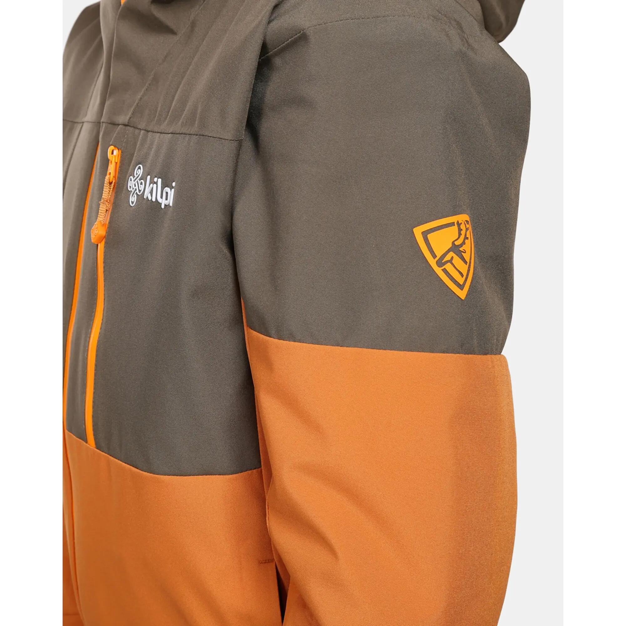 Veste de ski garçon Kilpi Denver-JB kaki imperméable 7/8