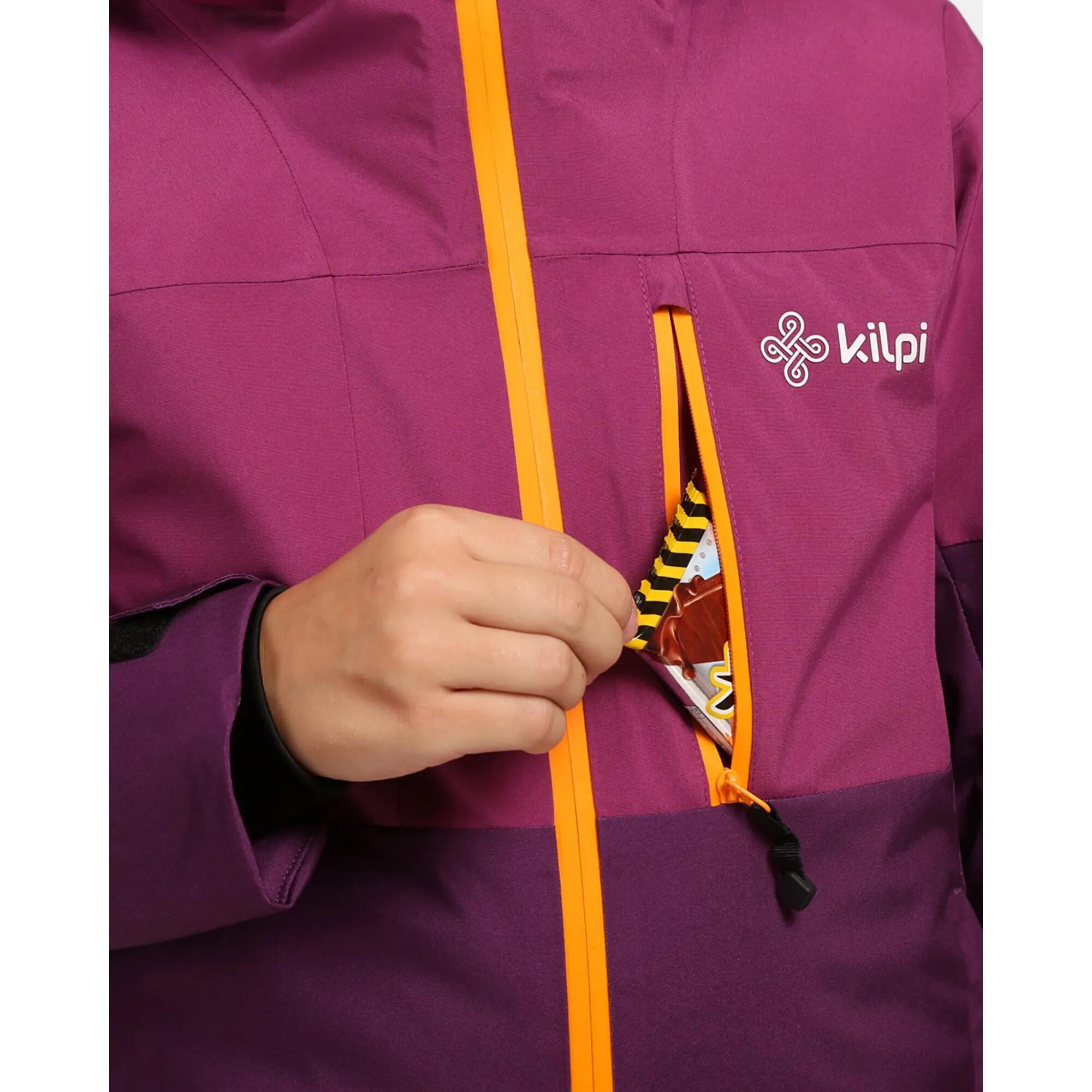 Veste de ski fille Kilpi Denver-JG violette imperméable 6/10