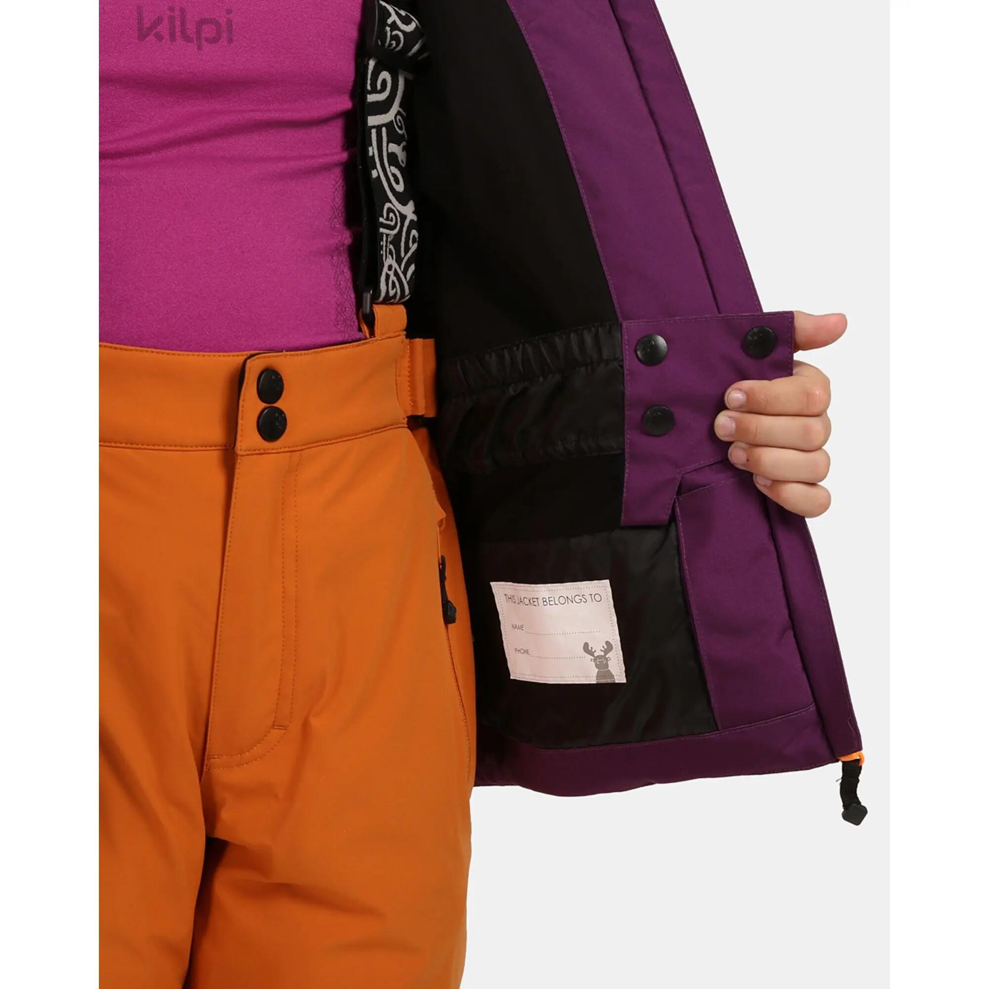 Veste de ski fille Kilpi Denver-JG violette imperméable 8/10