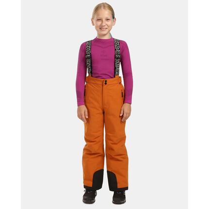 Pantalon de ski enfant Kilpi Mimas-J orange imperméable