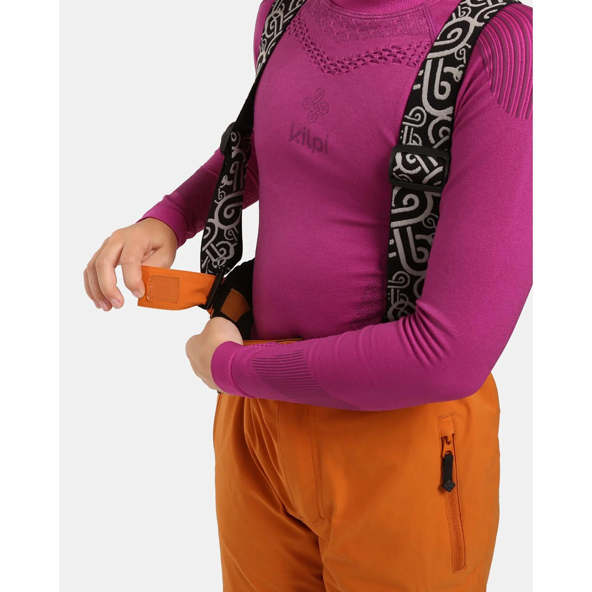 Pantalon de ski enfant Kilpi Mimas-J orange imperméable 5/6