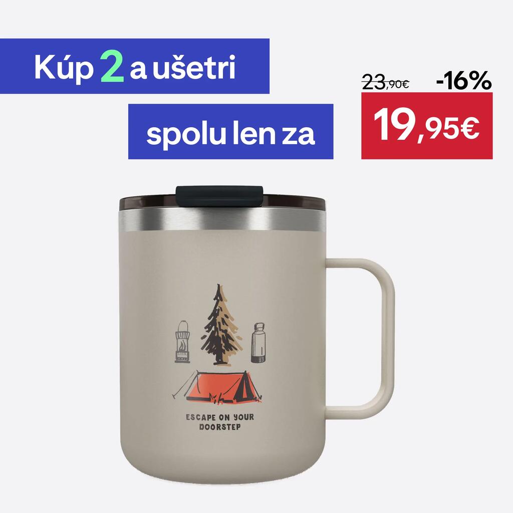 Antikorový termohrnček 900 0,35l béžový