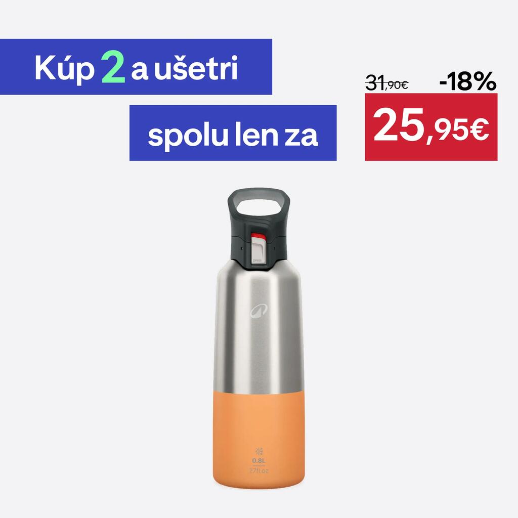 Antikorová termofľaša 900 0,8 l oranžová