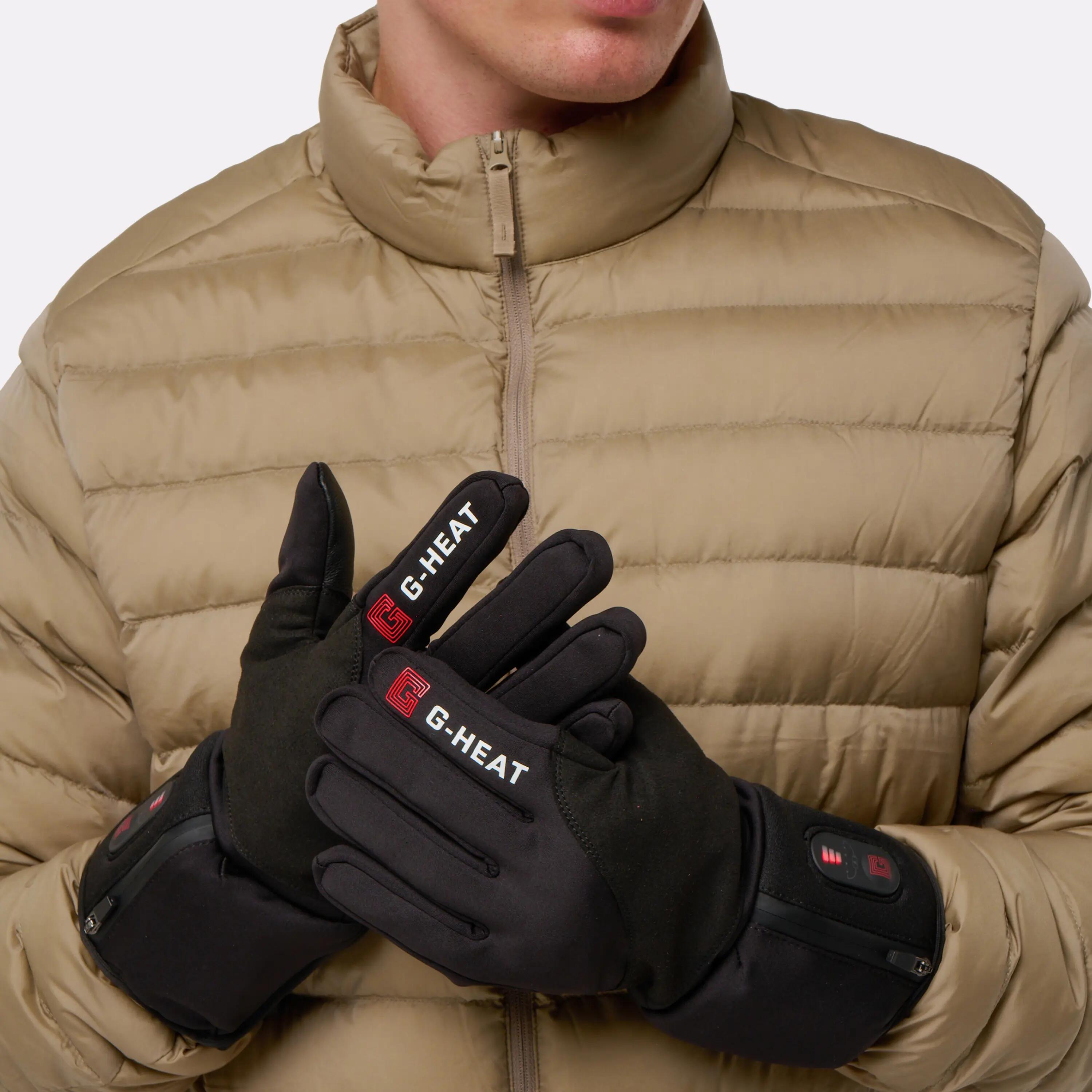 Gants de Ski Adulte Chauffants Noir - ELITE 6/6