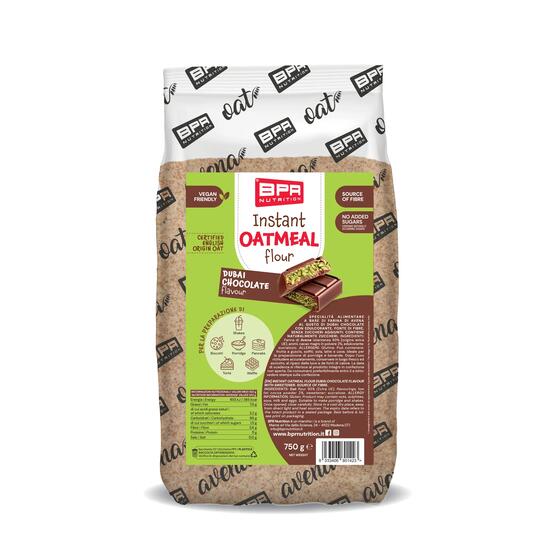 Farina d'avena con edulcorante al gusto di Cacao Pistacchio e pasta Kataifi