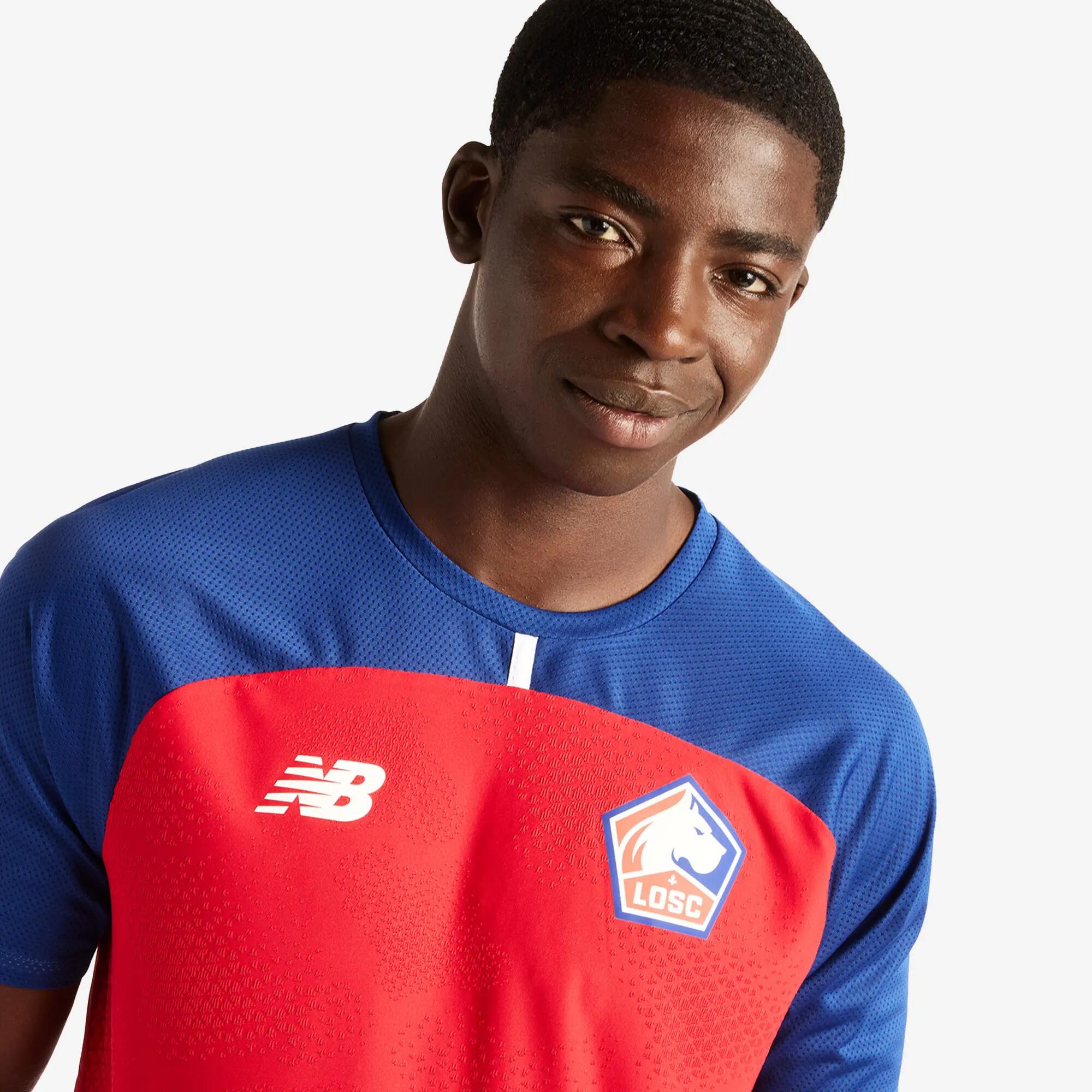 Maillot d'entrainement de football LOSC LILLE 2026/2027 New Balance Adulte Rouge 3/5