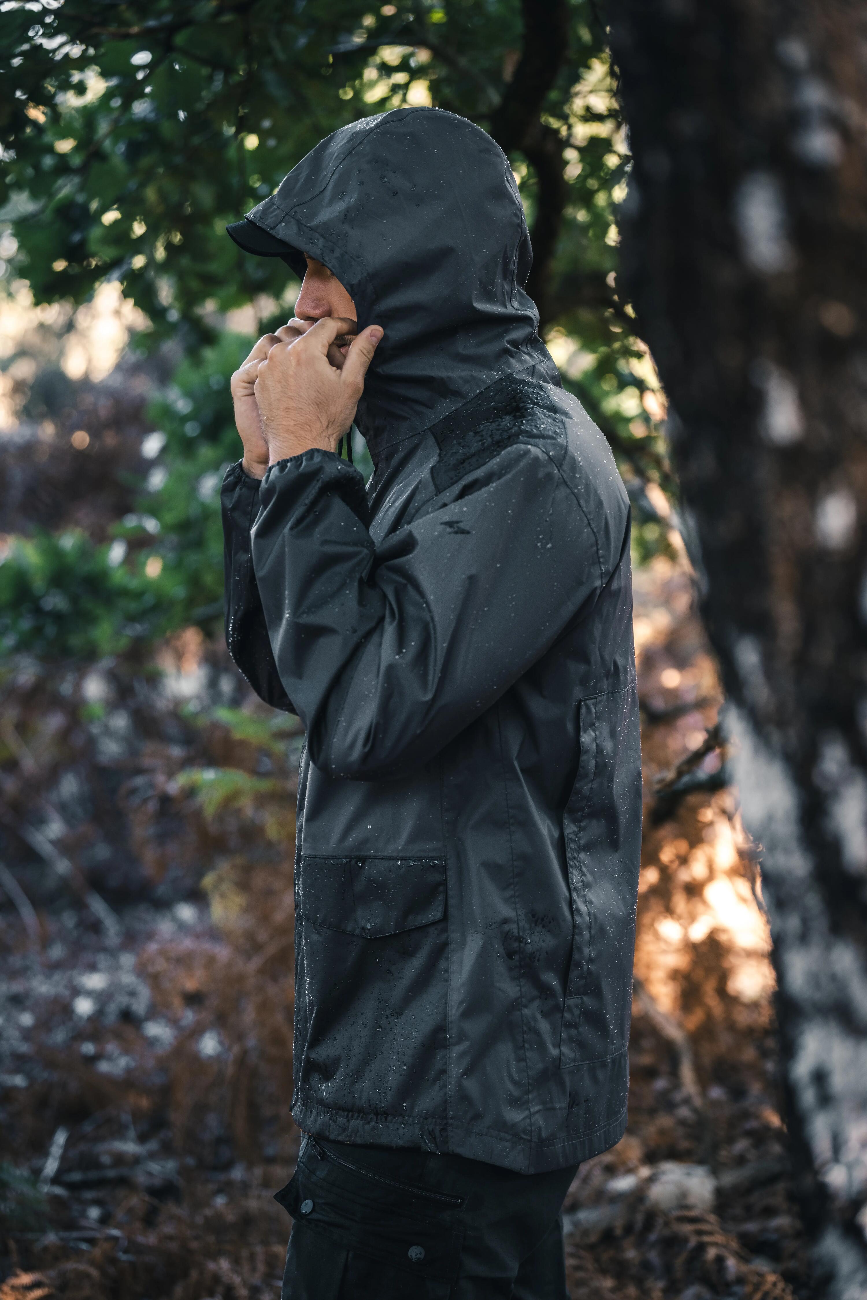 Jaqueta 100 Home Gris Impermeable 9/10