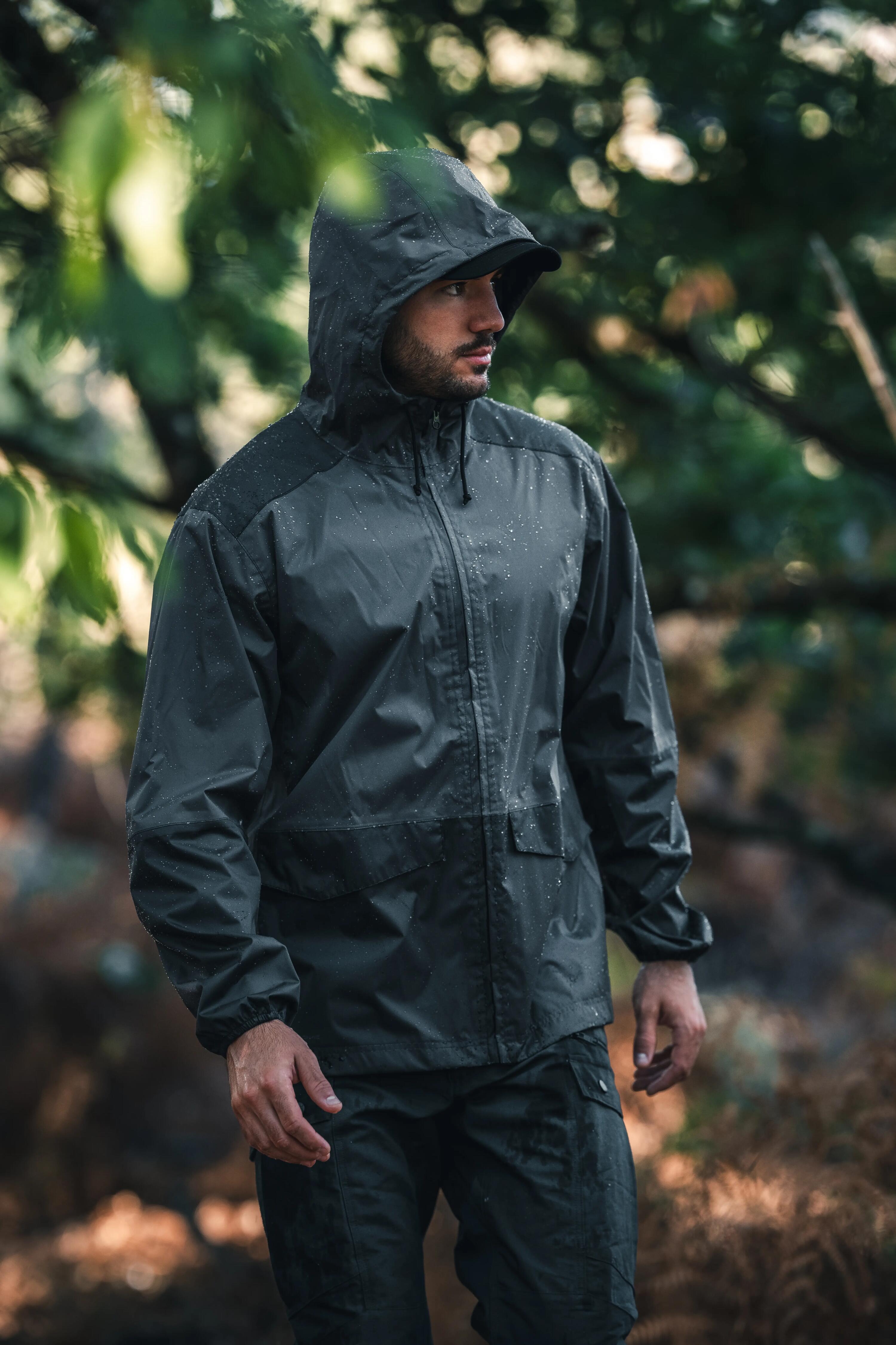 Jaqueta 100 Home Gris Impermeable 7/10