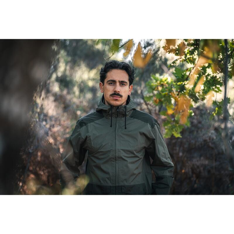 Erkek Avcı Yağmurluğu - Yeşil - Avcılık ve Doğa Gözlemi - 100