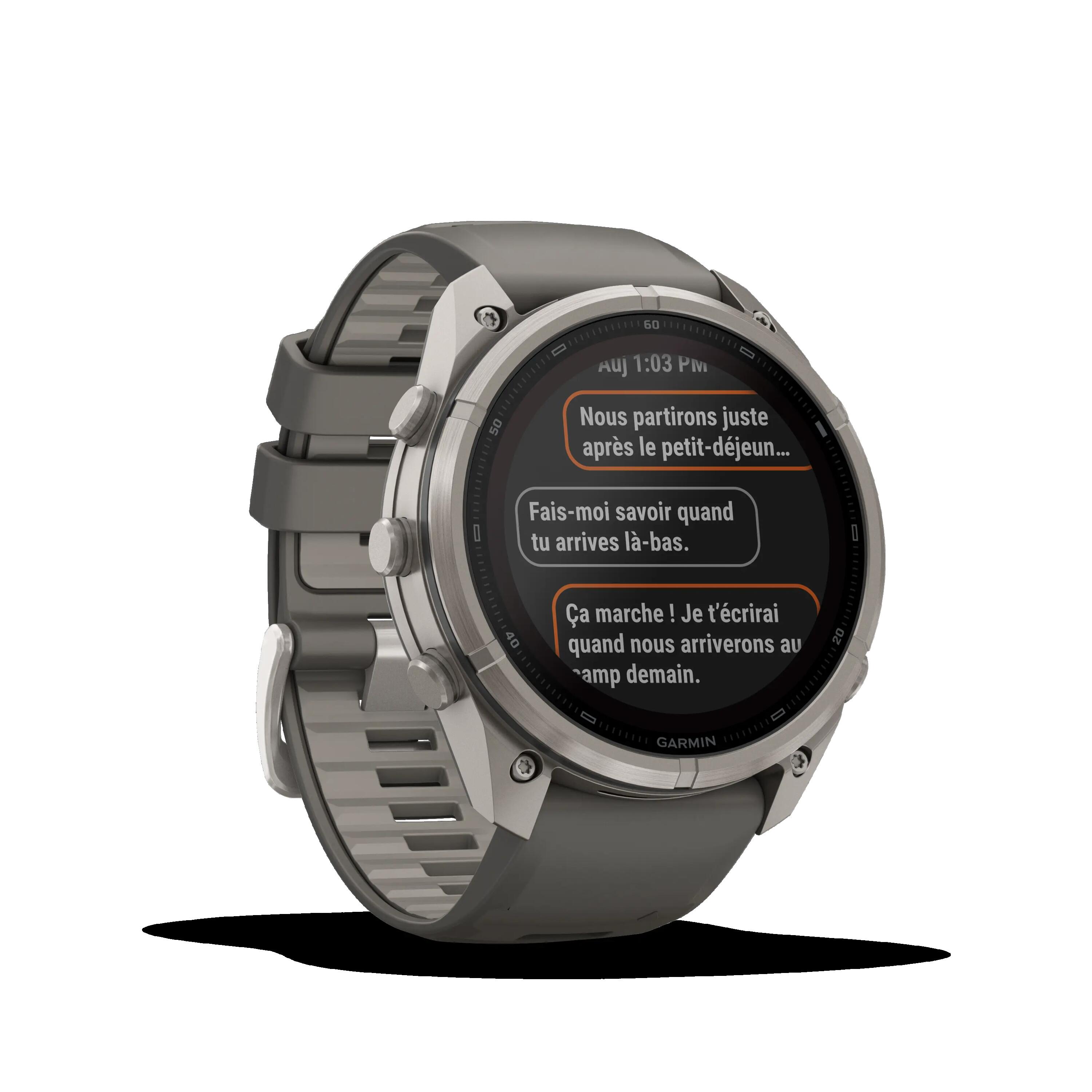 Reloj GPS inteligente Garmin fēnix® 9 Pro - 51 mm SOLAR - Titanio - negro/gris 2/8