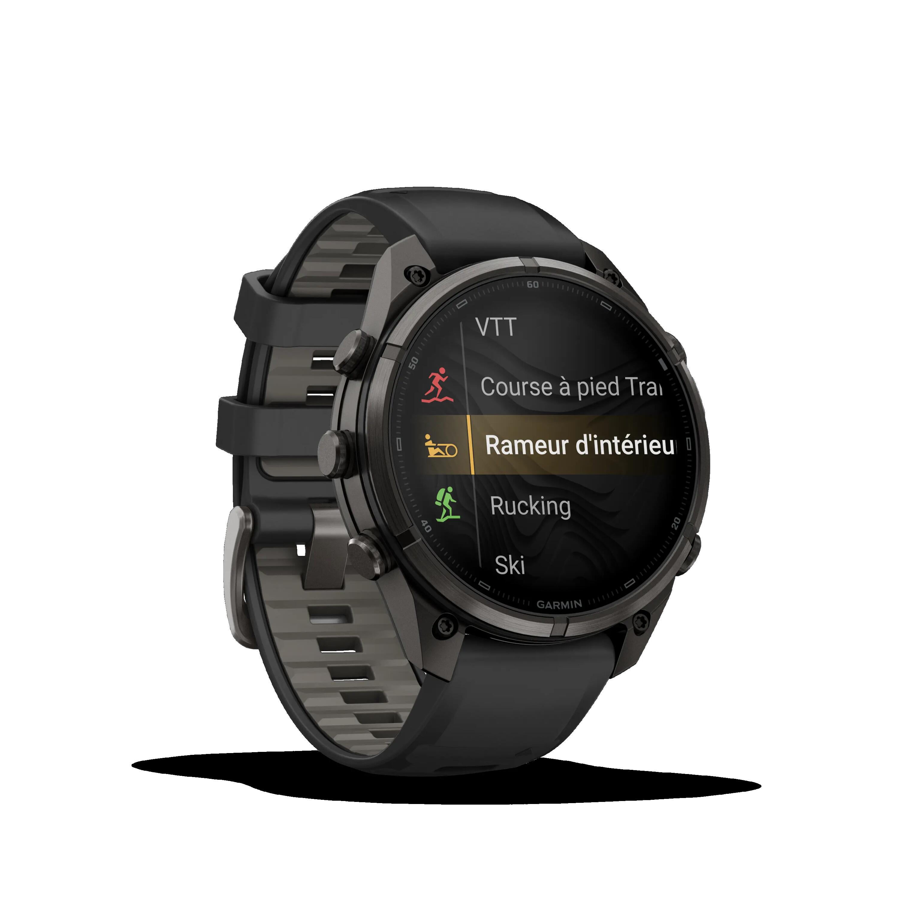 Montre GPS connectée Garmin fēnix® 9 Pro - 47mm - Titane - noir/gris 2/7
