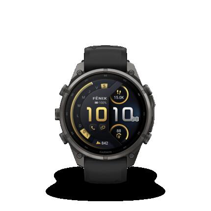 Montre GPS connectée Garmin fēnix® 9 Pro - 47mm - Titane - noir/gris