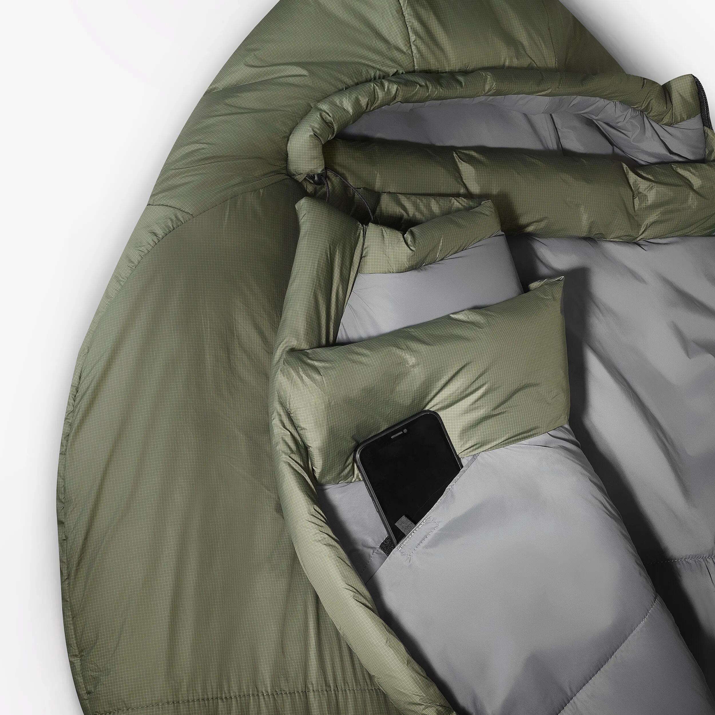 Saco de dormir guata 0ºC con forma de momia  Forclaz MT500 24/28