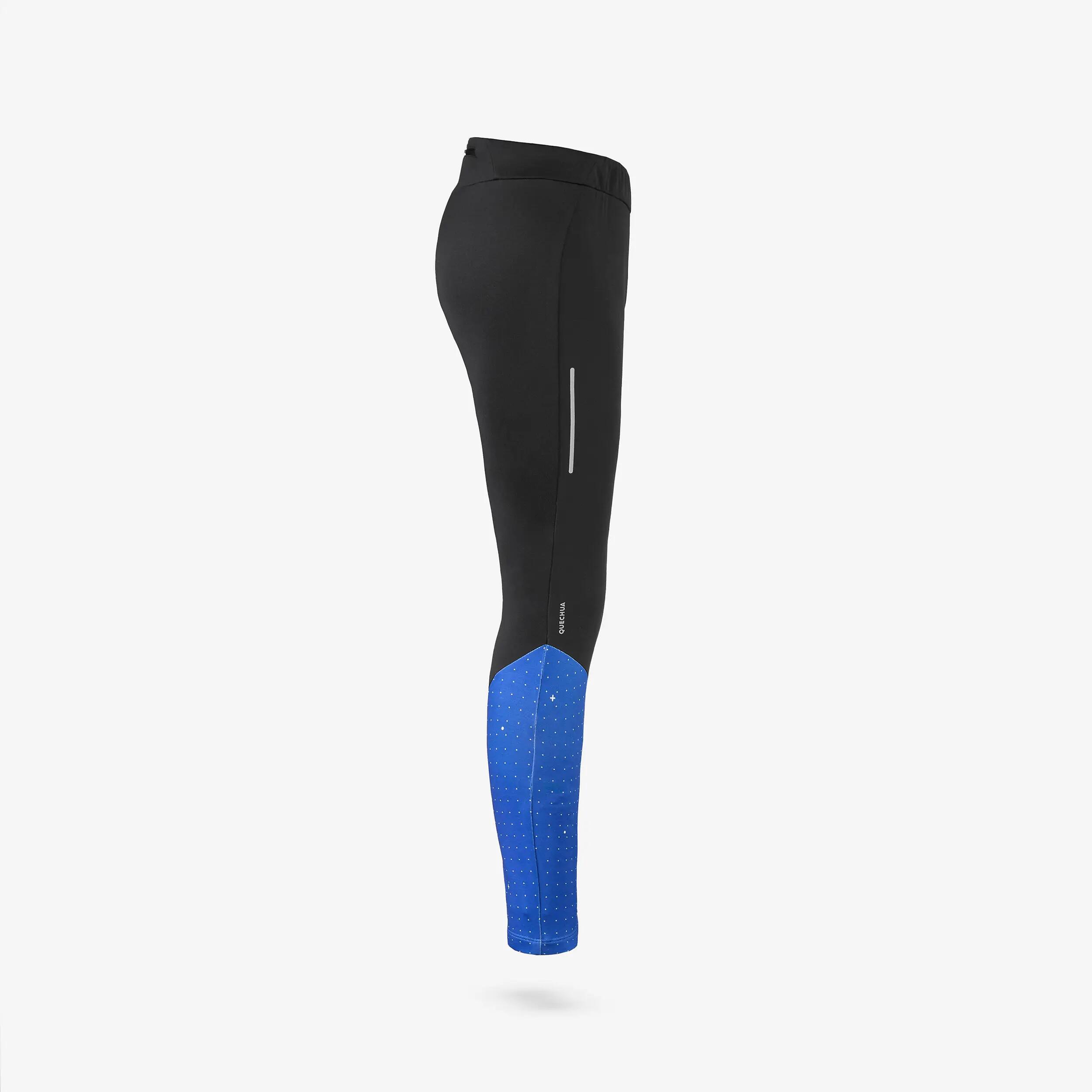 Langlaufhose Tights Kinder winddicht - XCS Tight 500 blau 3/4