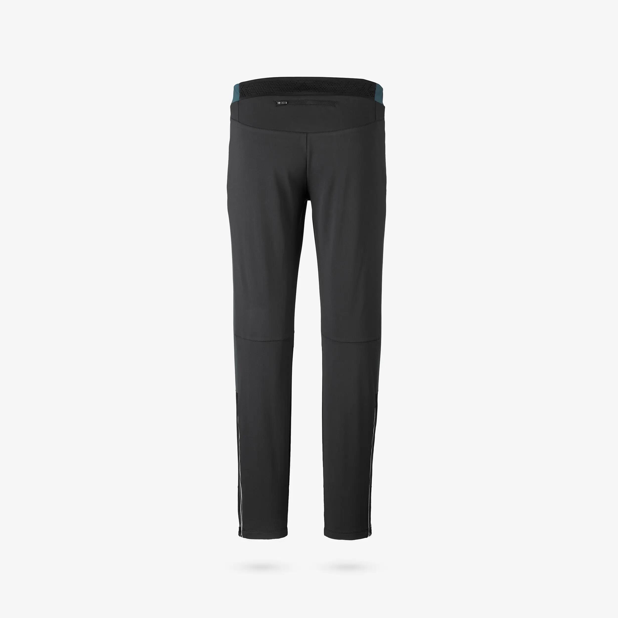 Pantalon de ski de fond coupe-vent homme, PANT 500 vert foncé 3/10