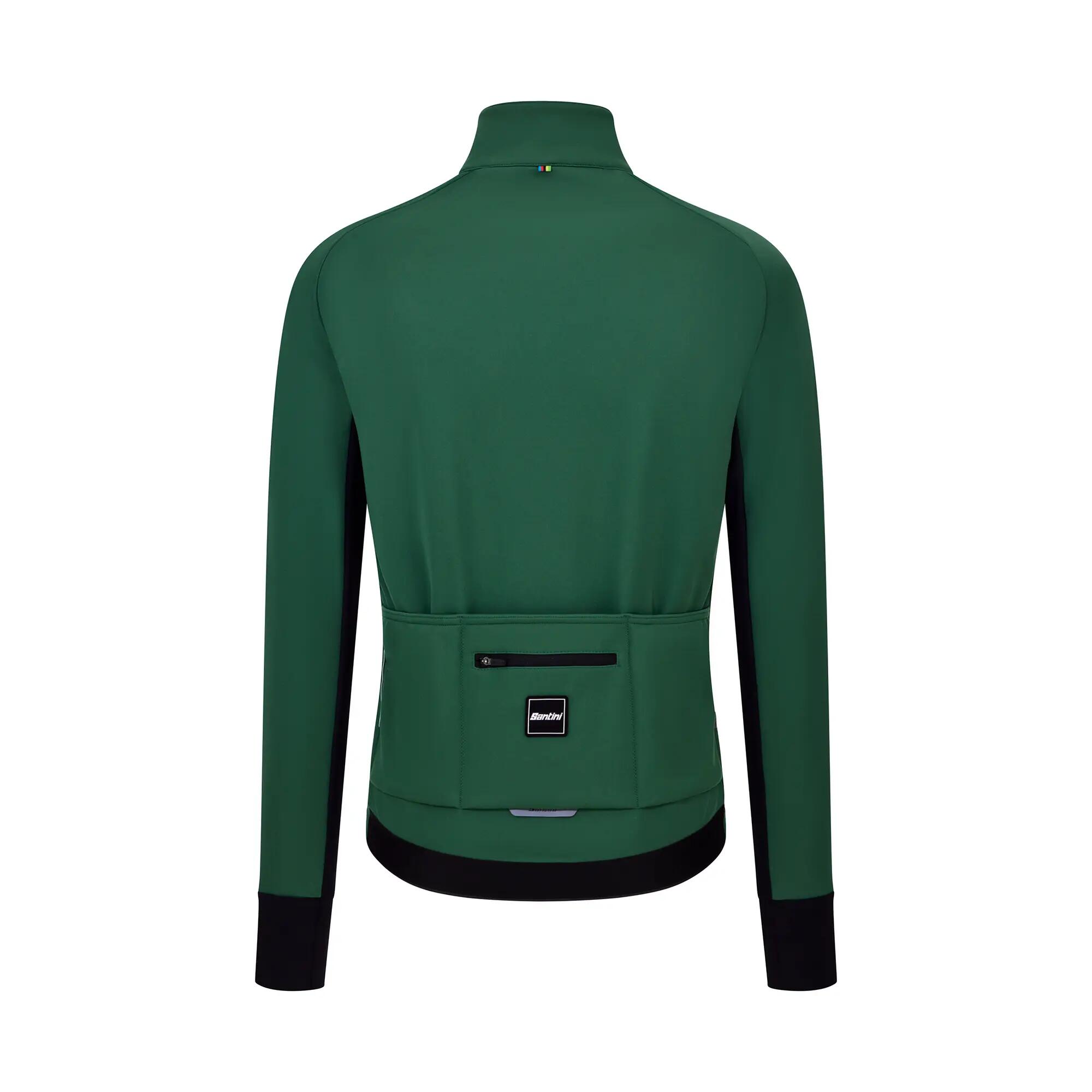 Giacca invernale ciclismo uomo Santini Verde UCI 3/3